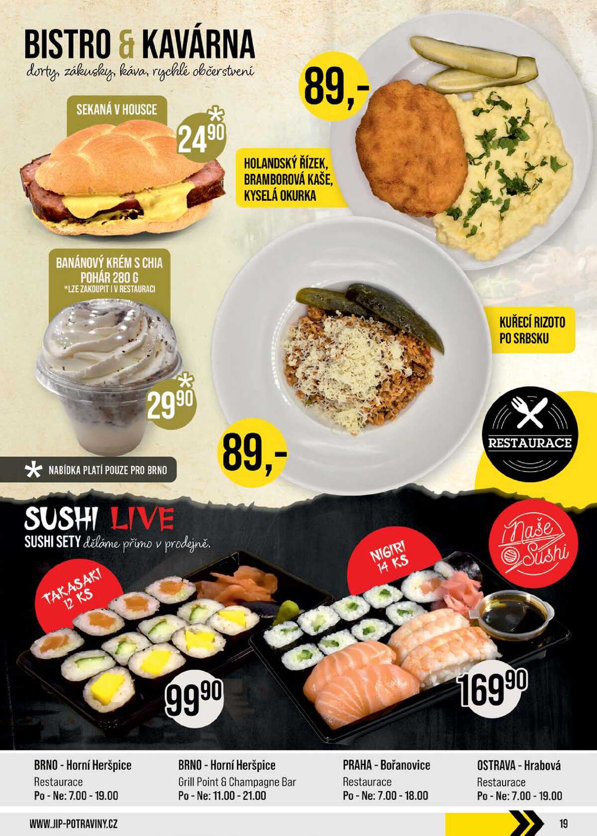 JIP Cash & Carry České Budějovice, Most, Náchod, Polička, Sušice a Svoboda nad Úpou od 25.3. do 31.3.2026 strana 19