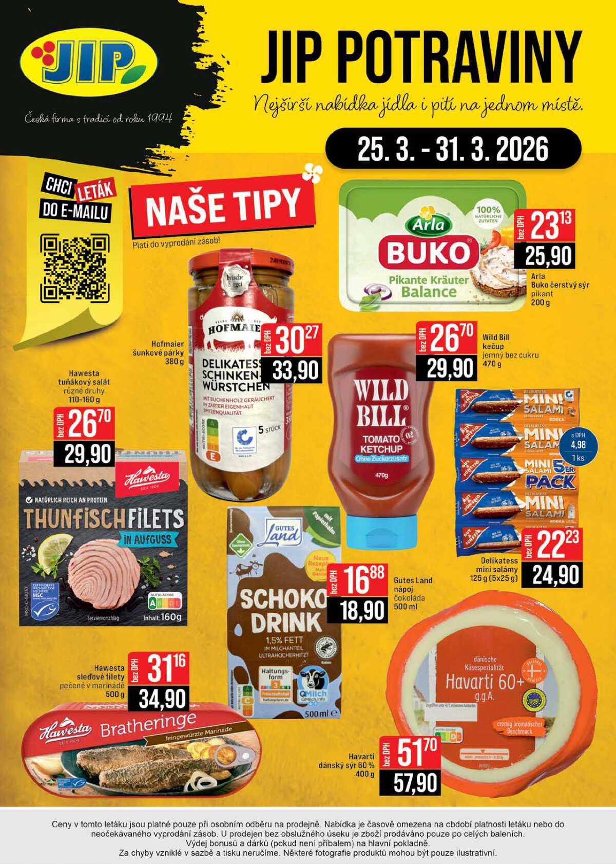 JIP Cash & Carry České Budějovice, Most, Náchod, Polička, Sušice a Svoboda nad Úpou od 25.3. do 31.3.2026 strana 20