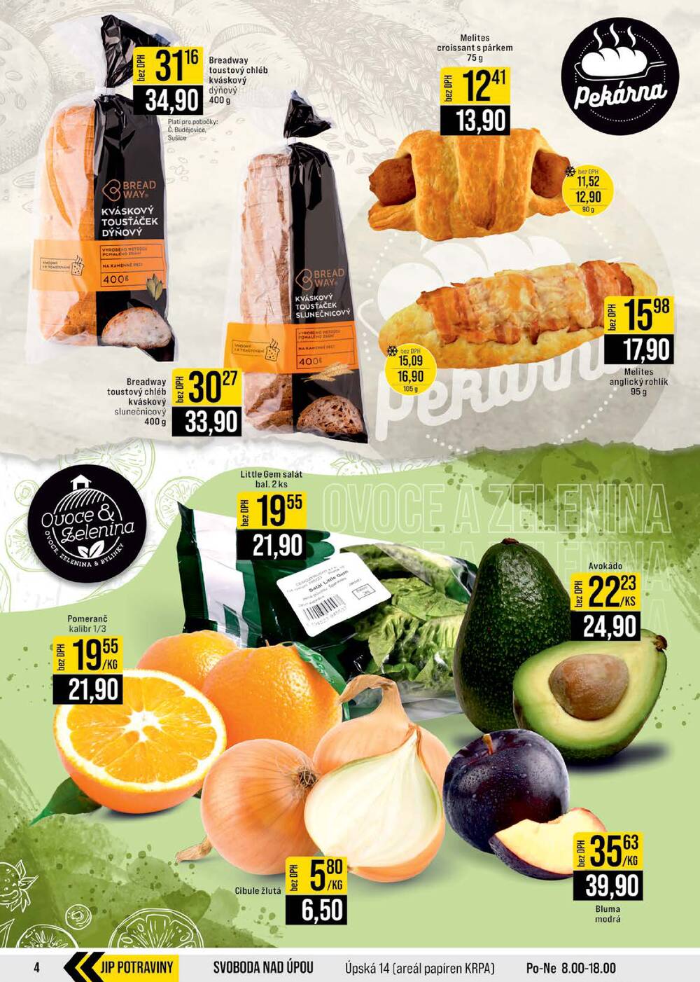 Leták JIP - JIP Cash & Carry České Budějovice, Most, Náchod, Polička, Sušice a Svoboda nad Úpou od 25.3. do 31.3.2026 - strana 4