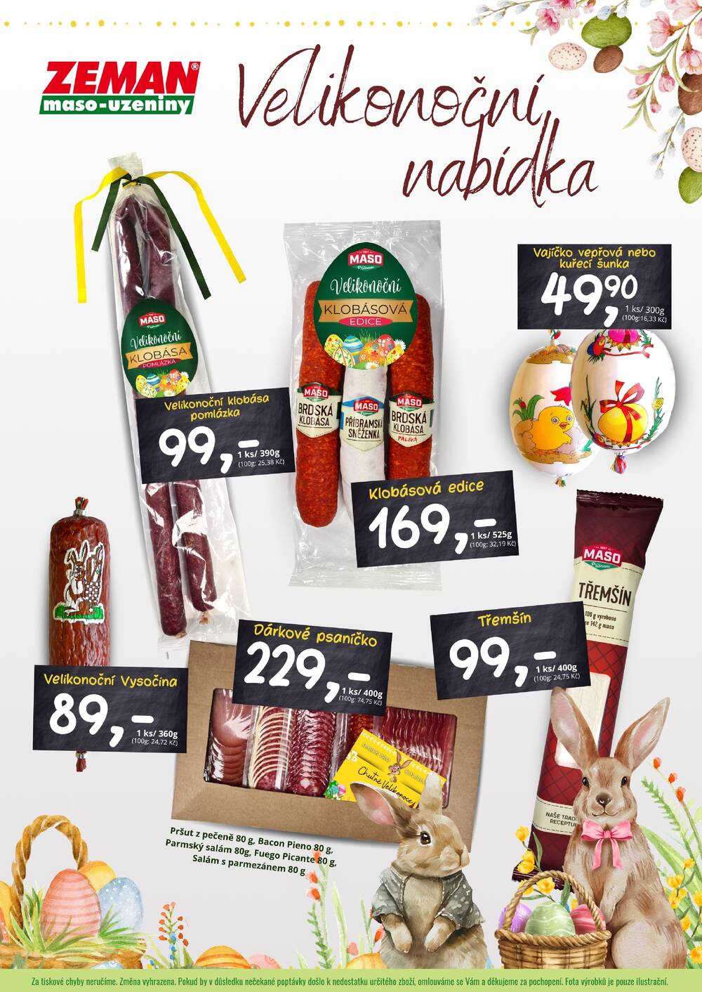 ZEMAN maso-uzeniny od 30.3. do 4.4.2026