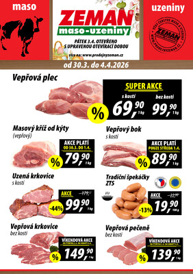 ZEMAN maso-uzeniny letáky