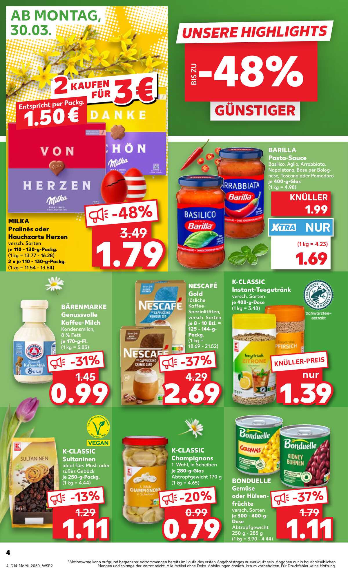 Leták Kaufland Německo 30.3.-1.4.2026 strana 4