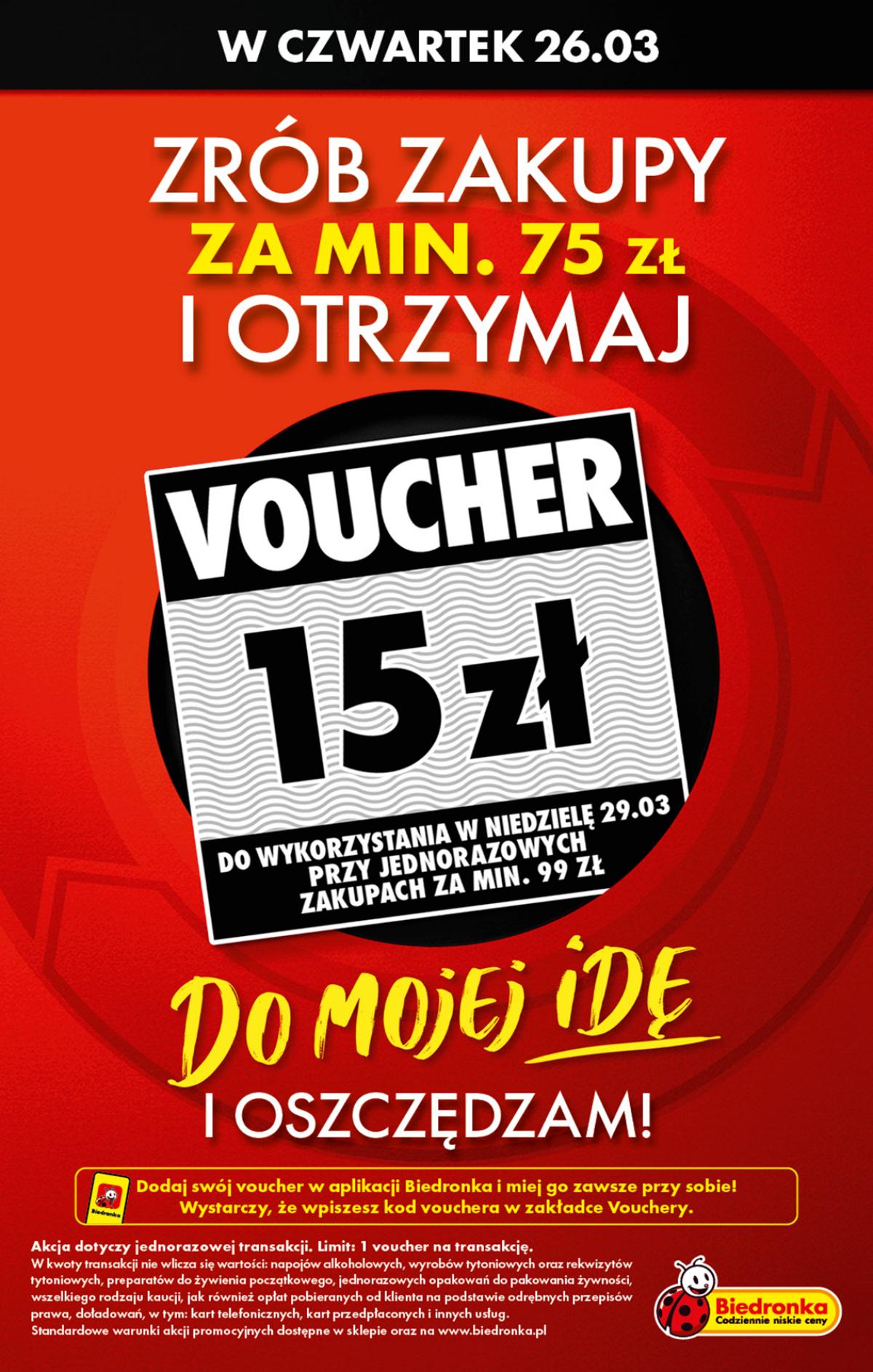 Leták Biedronka Polsko 26.3.-1.4.2026 strana 2