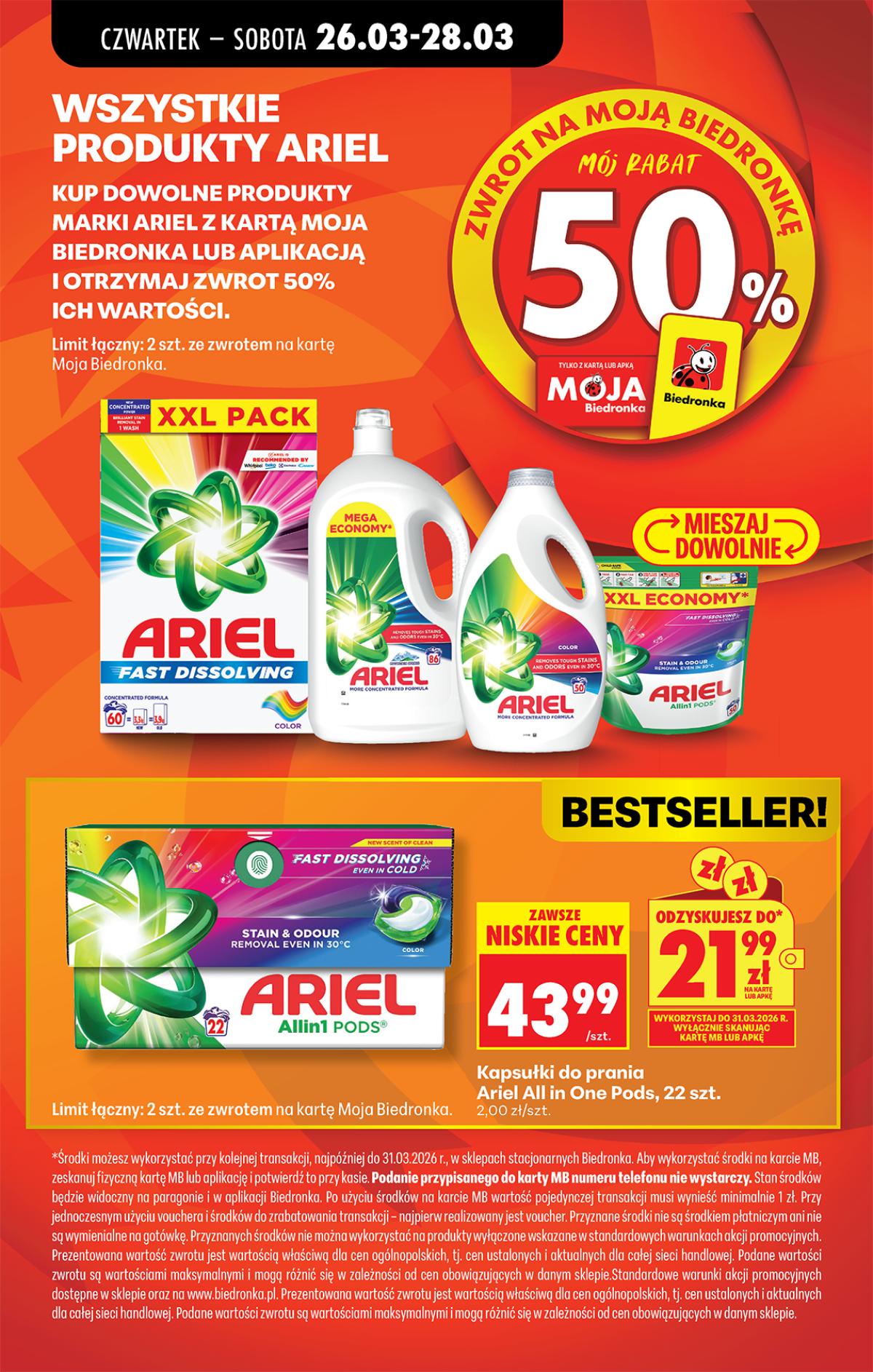 Leták Biedronka Polsko 26.3.-1.4.2026 strana 17