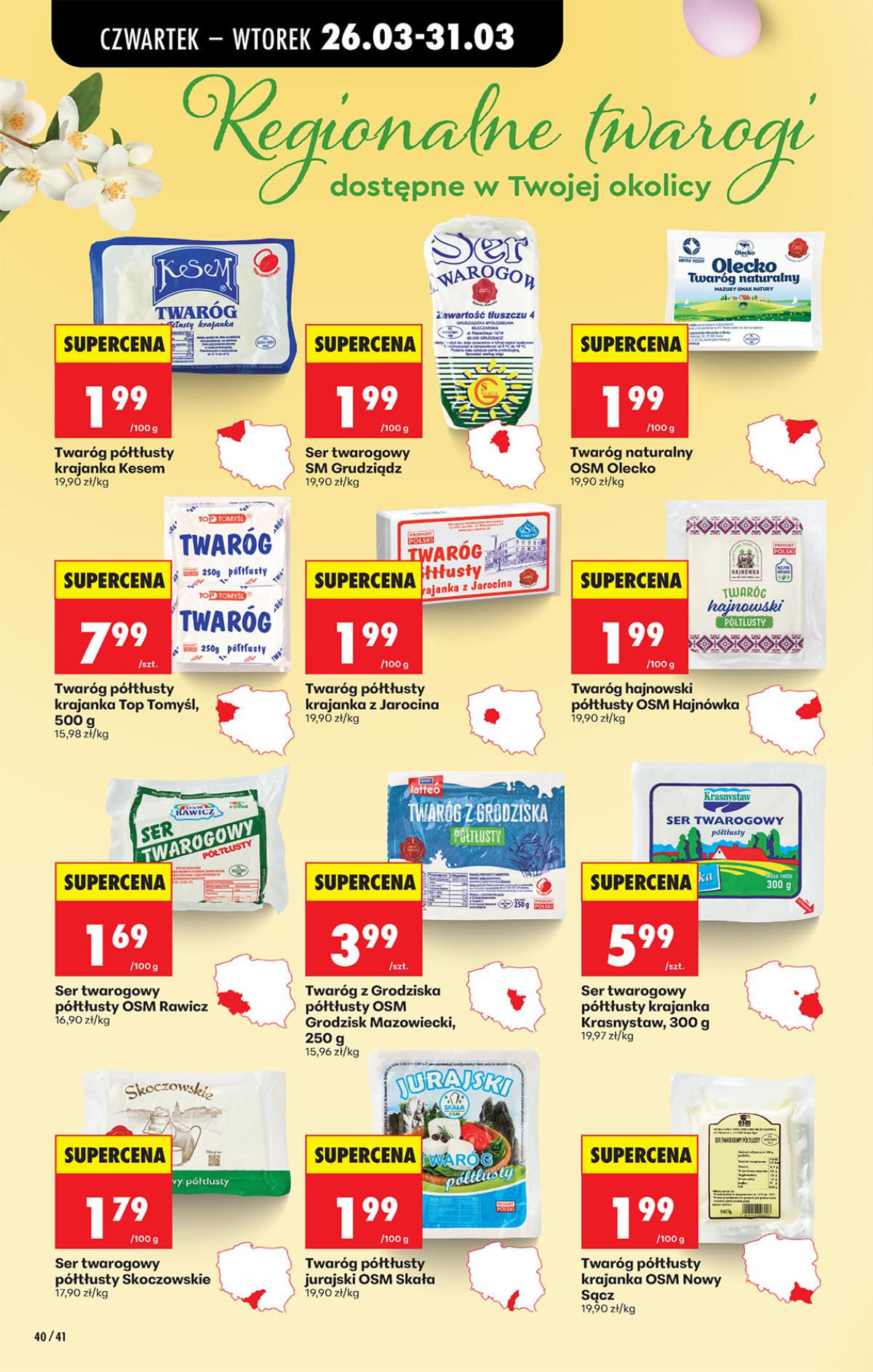 Leták Biedronka Polsko 26.3.-1.4.2026 strana 50