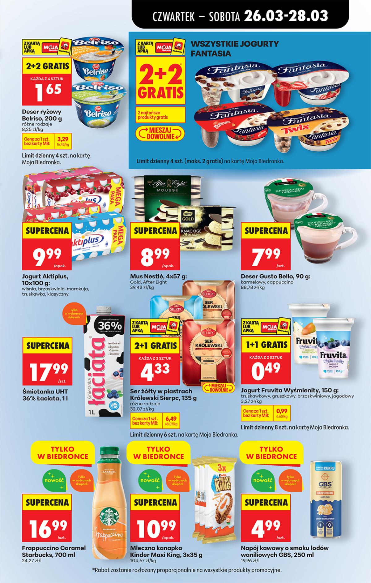 Leták Biedronka Polsko 26.3.-1.4.2026 strana 57