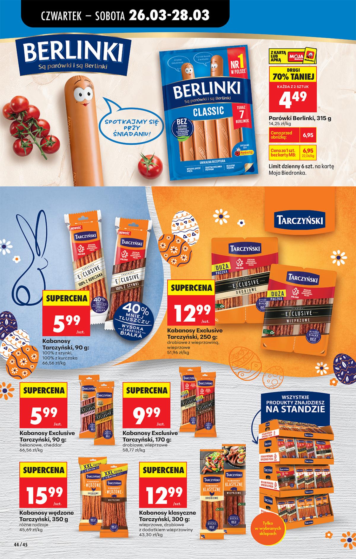 Leták Biedronka Polsko 26.3.-1.4.2026 strana 58