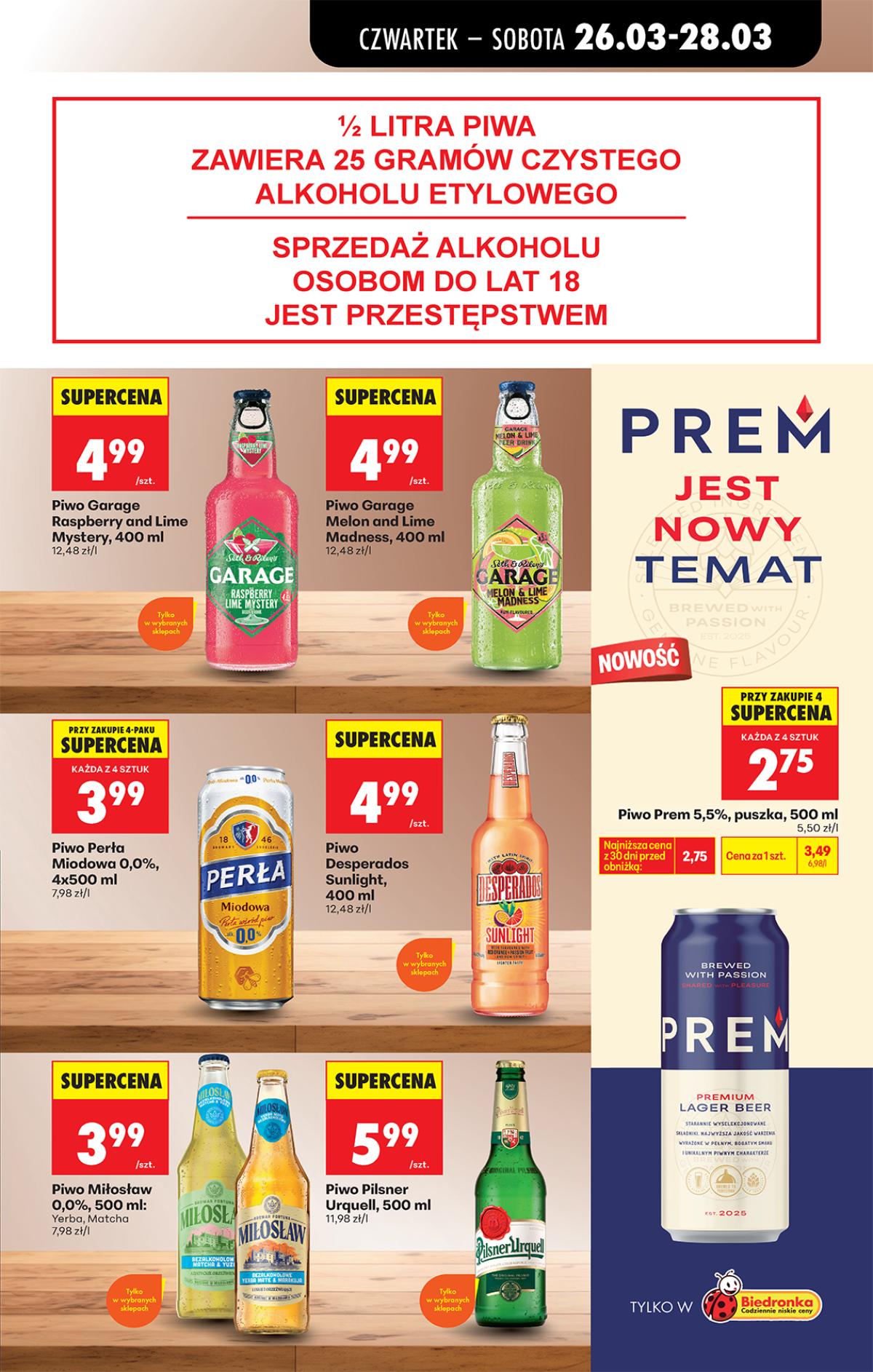 Leták Biedronka Polsko 26.3.-1.4.2026 strana 71