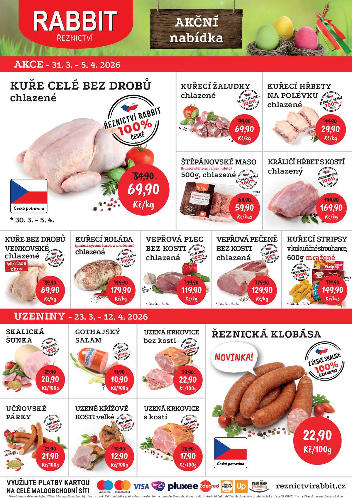 RABBIT řeznictví od 30.3. do 5.4.2026 strana 1