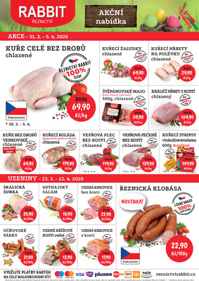 RABBIT řeznictví letáky