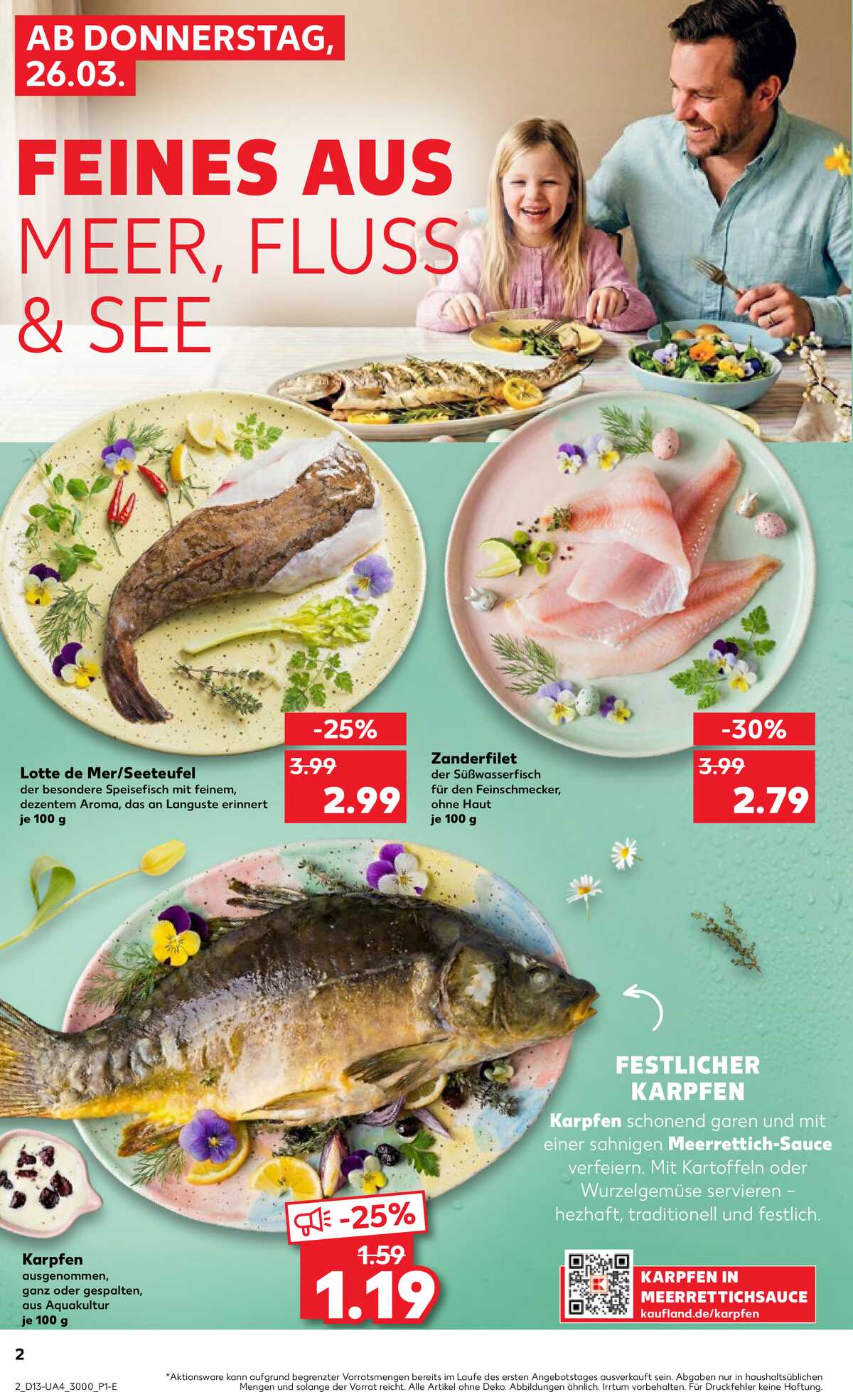 Leták Kaufland Německo 26.3.-4.4.2026 strana 2