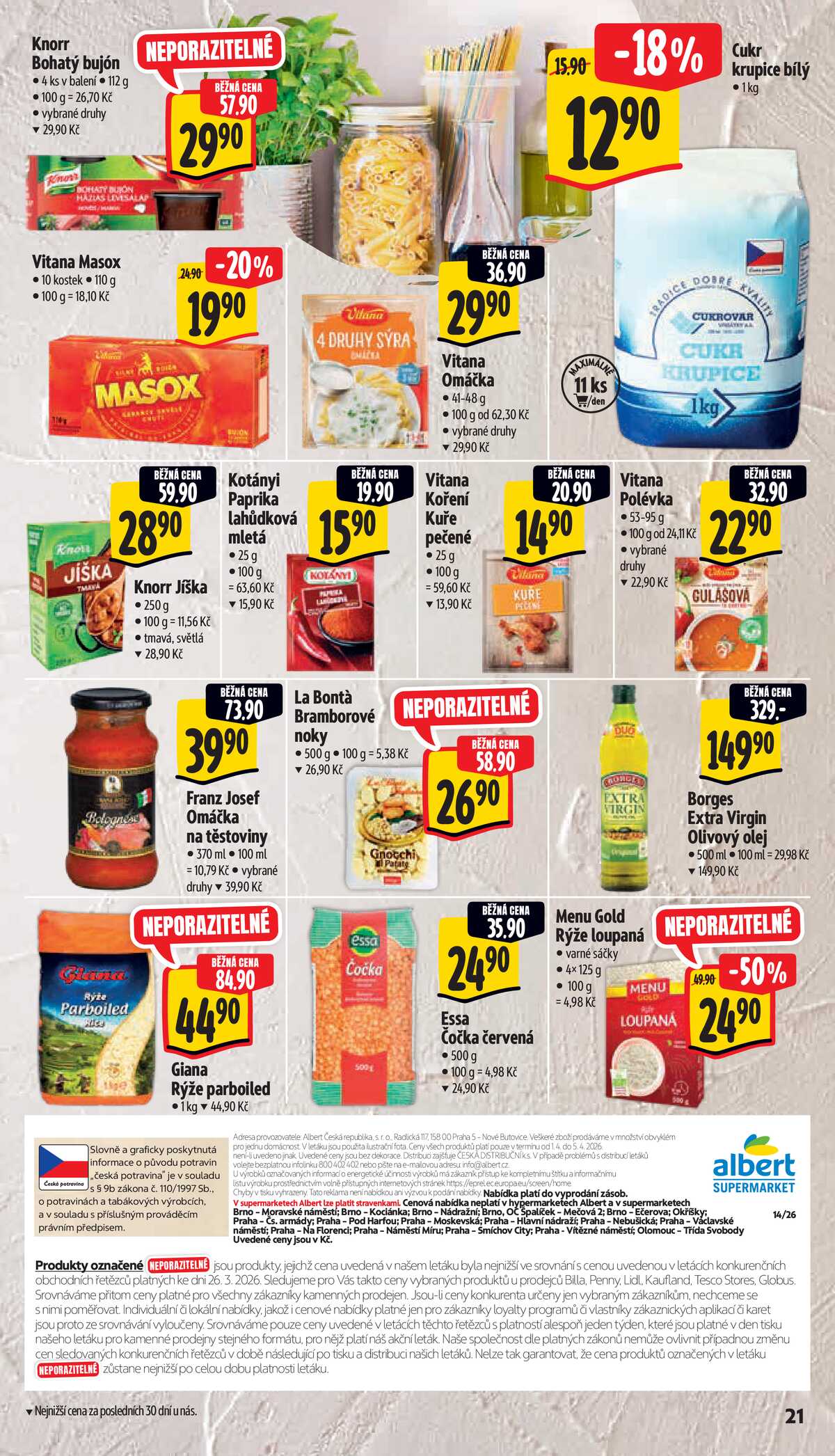 Albert Supermarket od 1.4. do 5.4.2026 strana 25