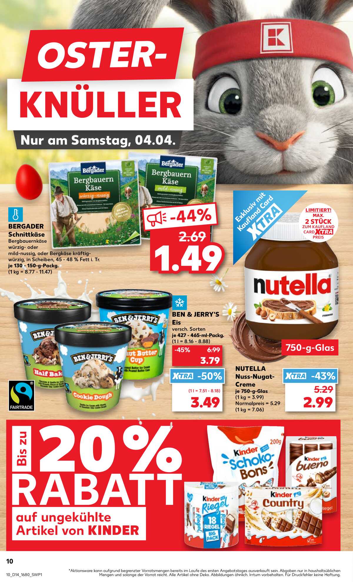 Leták Kaufland Německo 2.4.-8.4.2026 strana 10