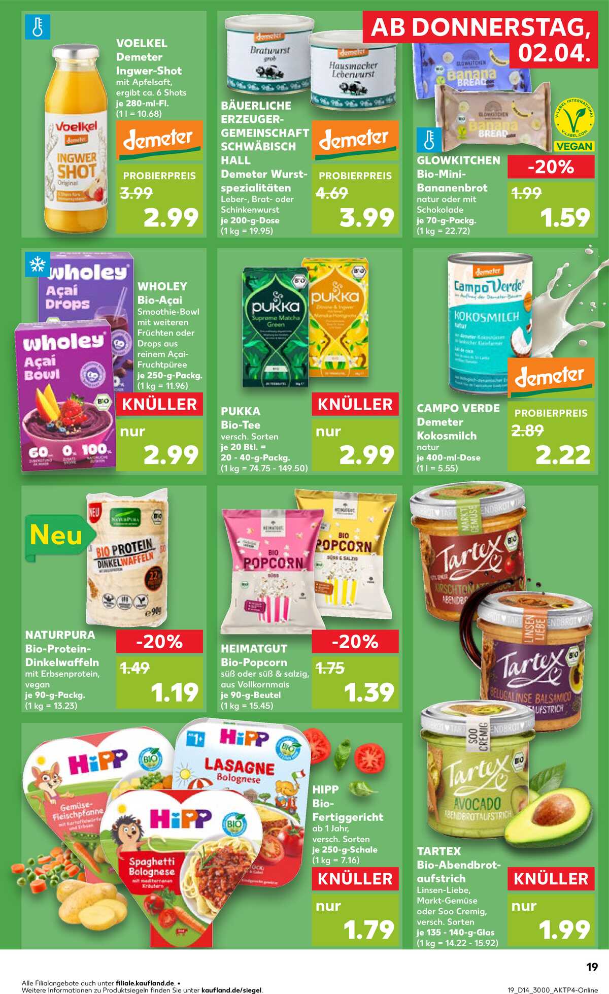 Leták Kaufland Německo 2.4.-8.4.2026 strana 19
