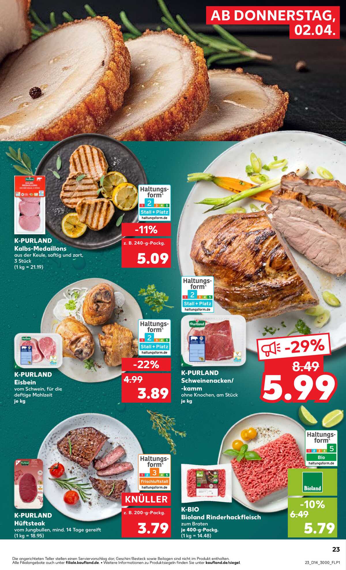 Leták Kaufland Německo 2.4.-8.4.2026 strana 23