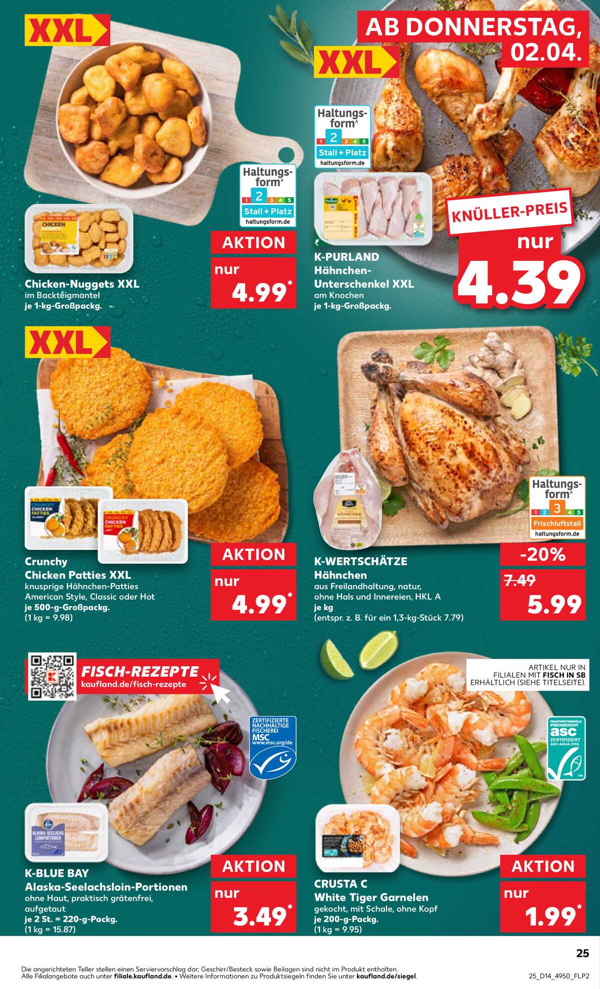 Leták Kaufland Německo 2.4.-8.4.2026 strana 25