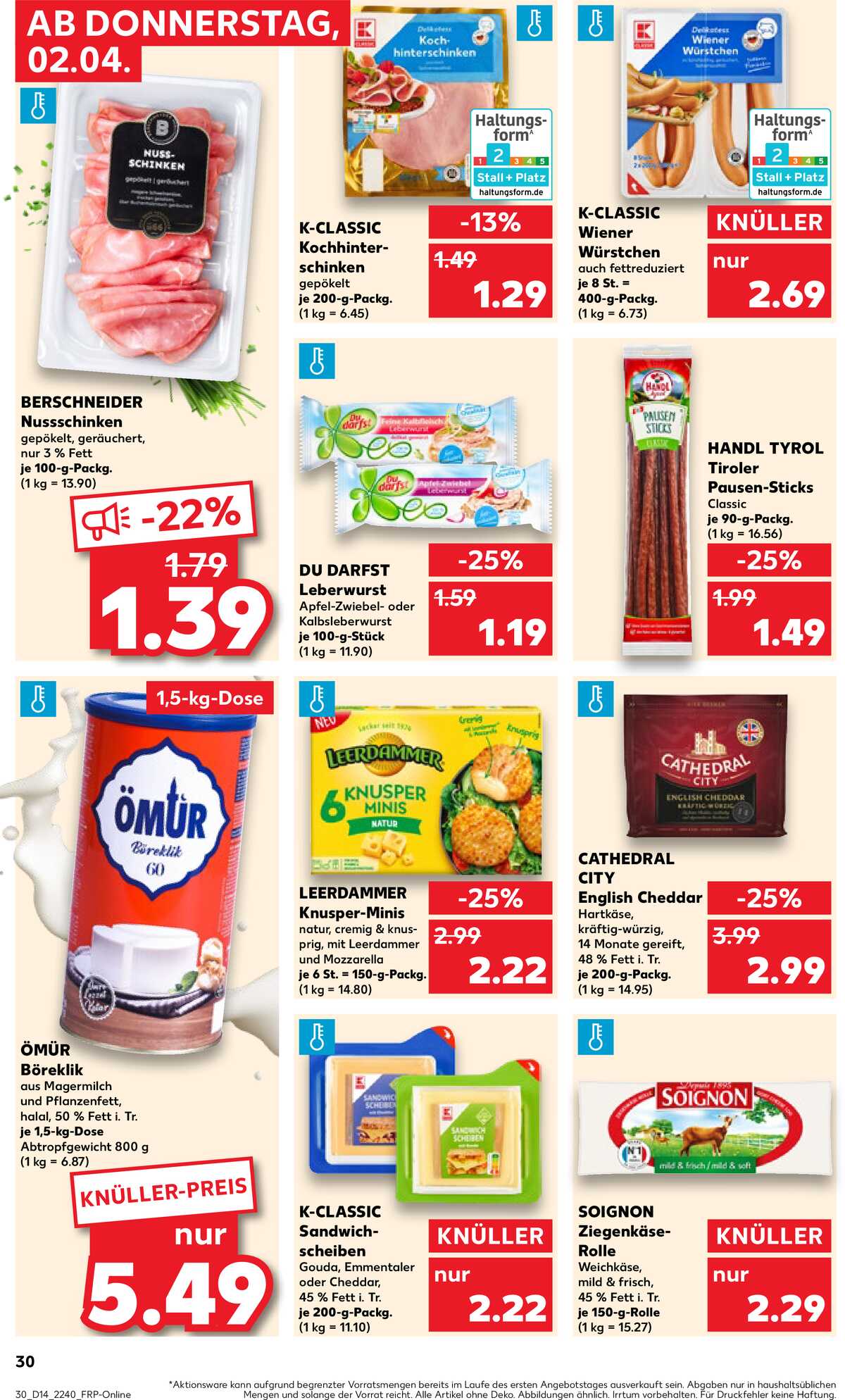 Leták Kaufland Německo 2.4.-8.4.2026 strana 28