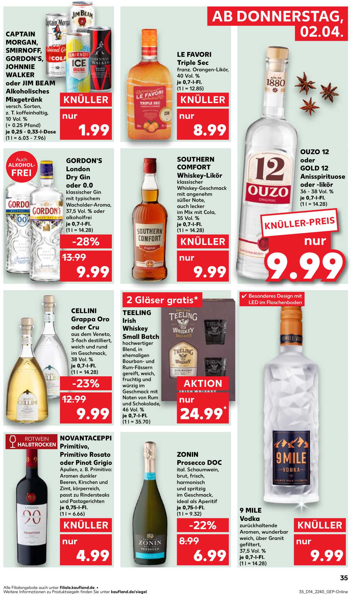 Leták Kaufland Německo 2.4.-8.4.2026 strana 33