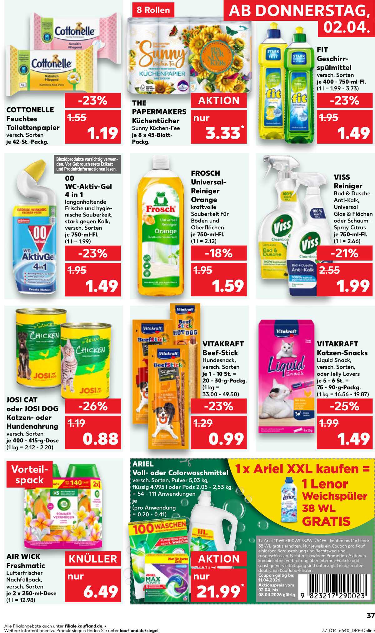 Leták Kaufland Německo 2.4.-8.4.2026 strana 35