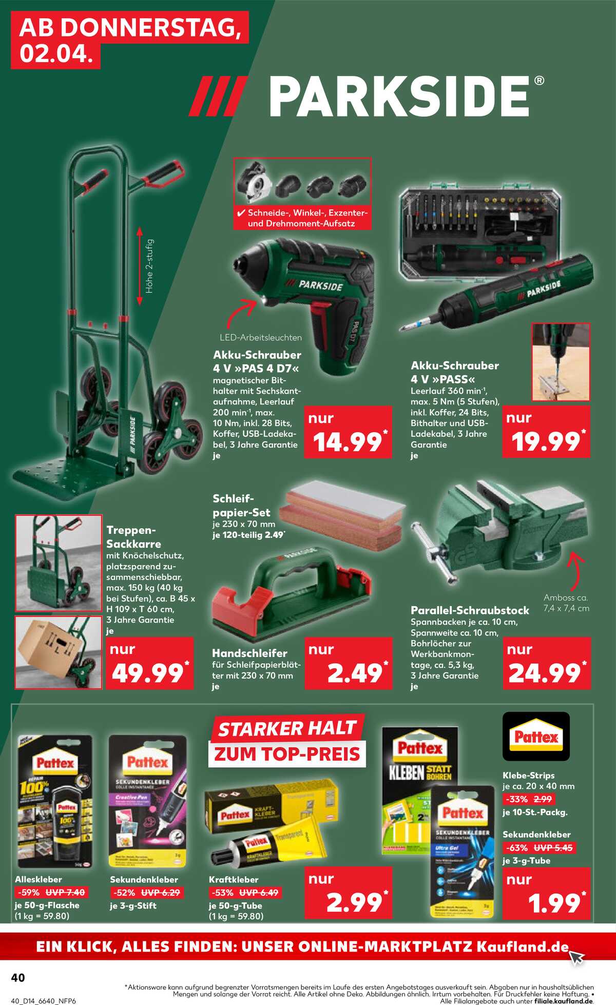 Leták Kaufland Německo 2.4.-8.4.2026 strana 38