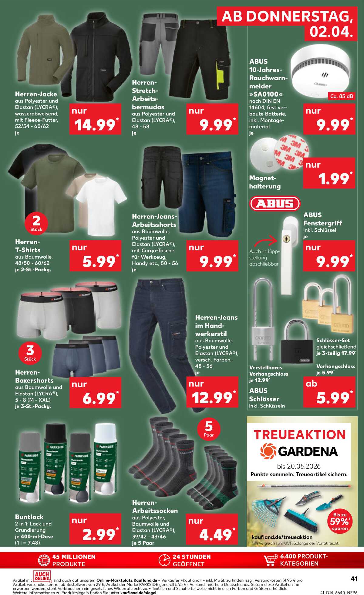 Leták Kaufland Německo 2.4.-8.4.2026 strana 39