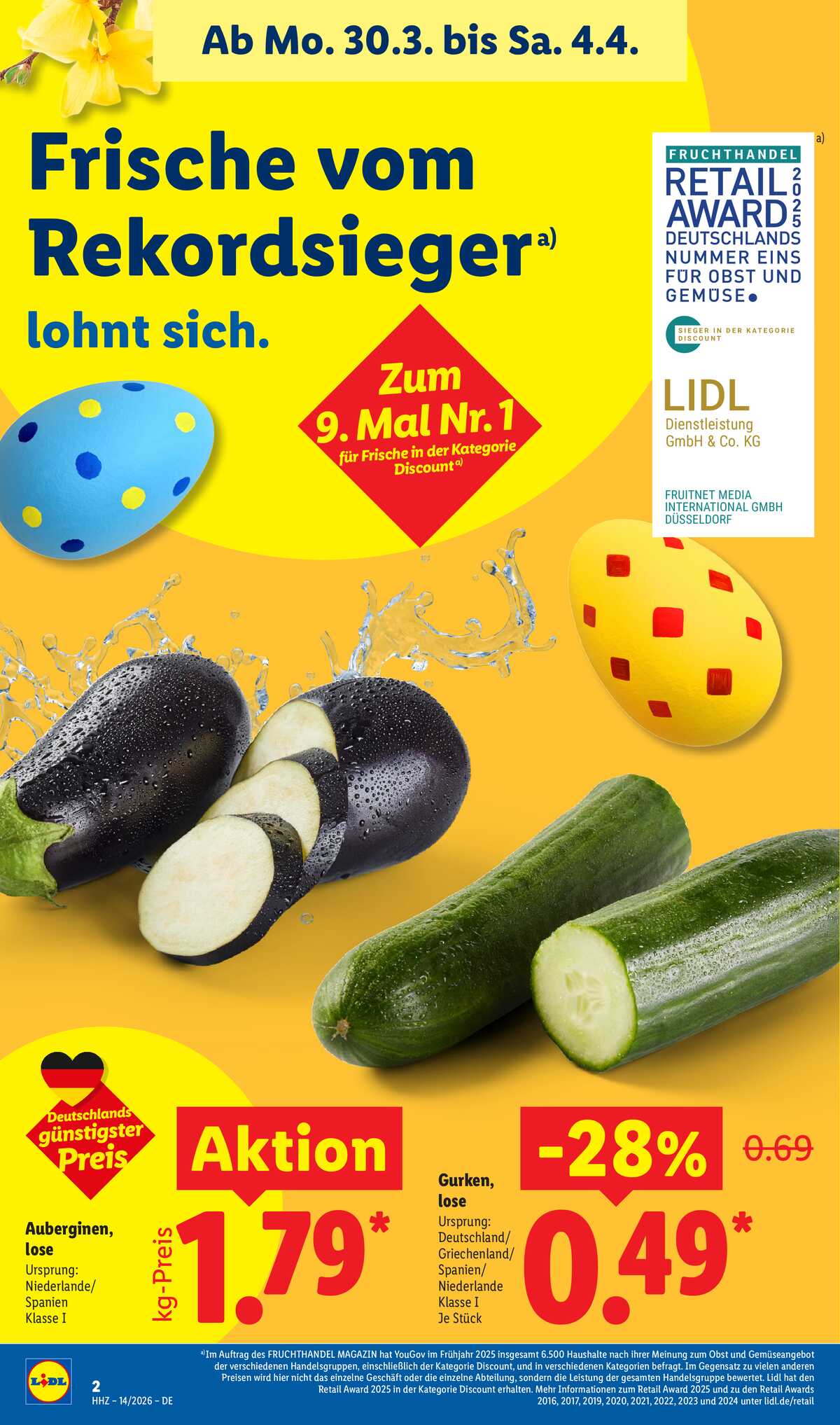 Leták Lidl Německo 30.3.-4.4.2026 strana 8