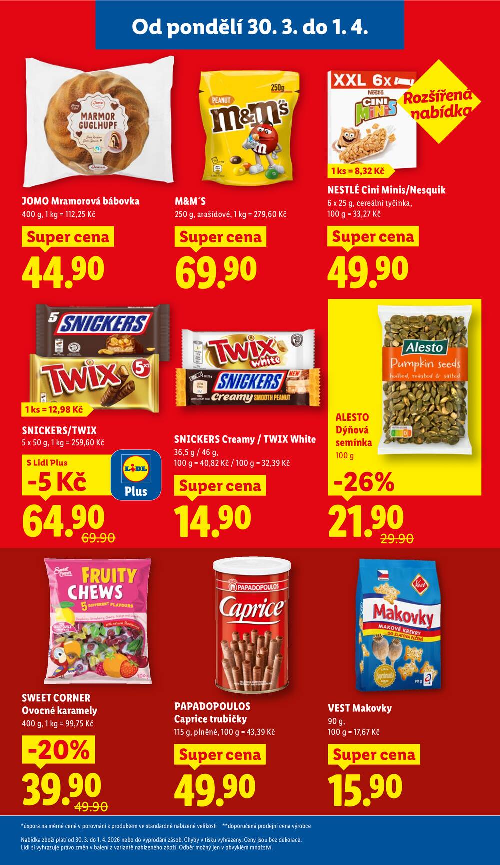 Lidl od 30.3. do 1.4.2026