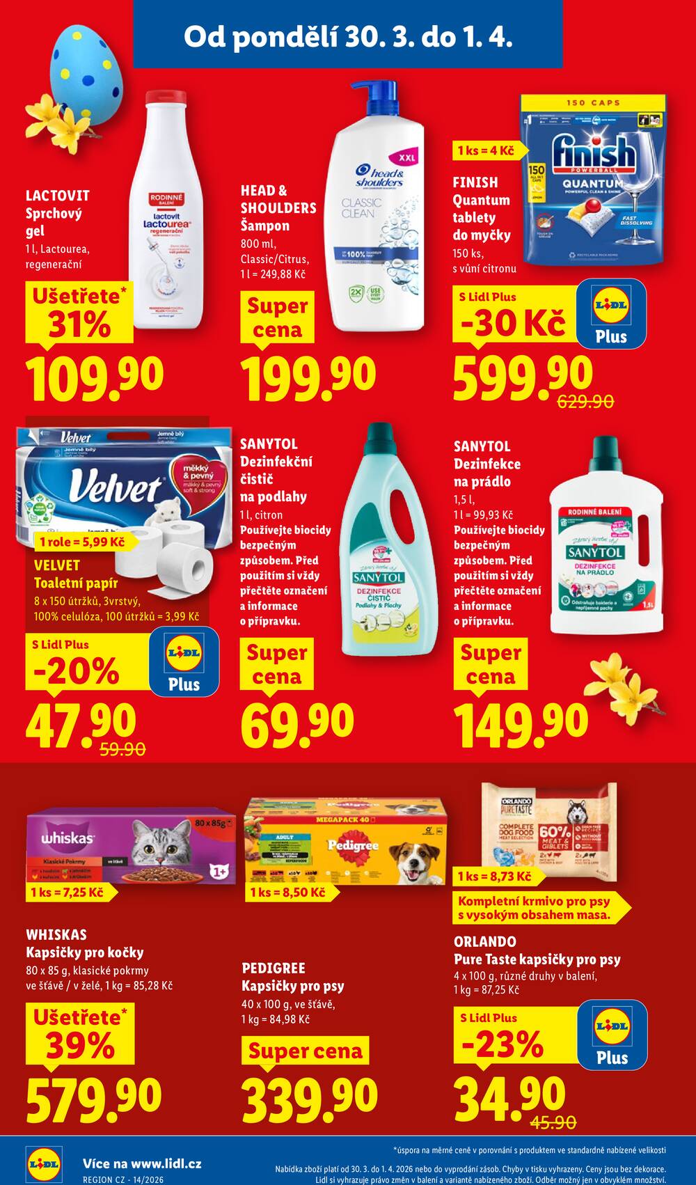Lidl od 30.3. do 1.4.2026
