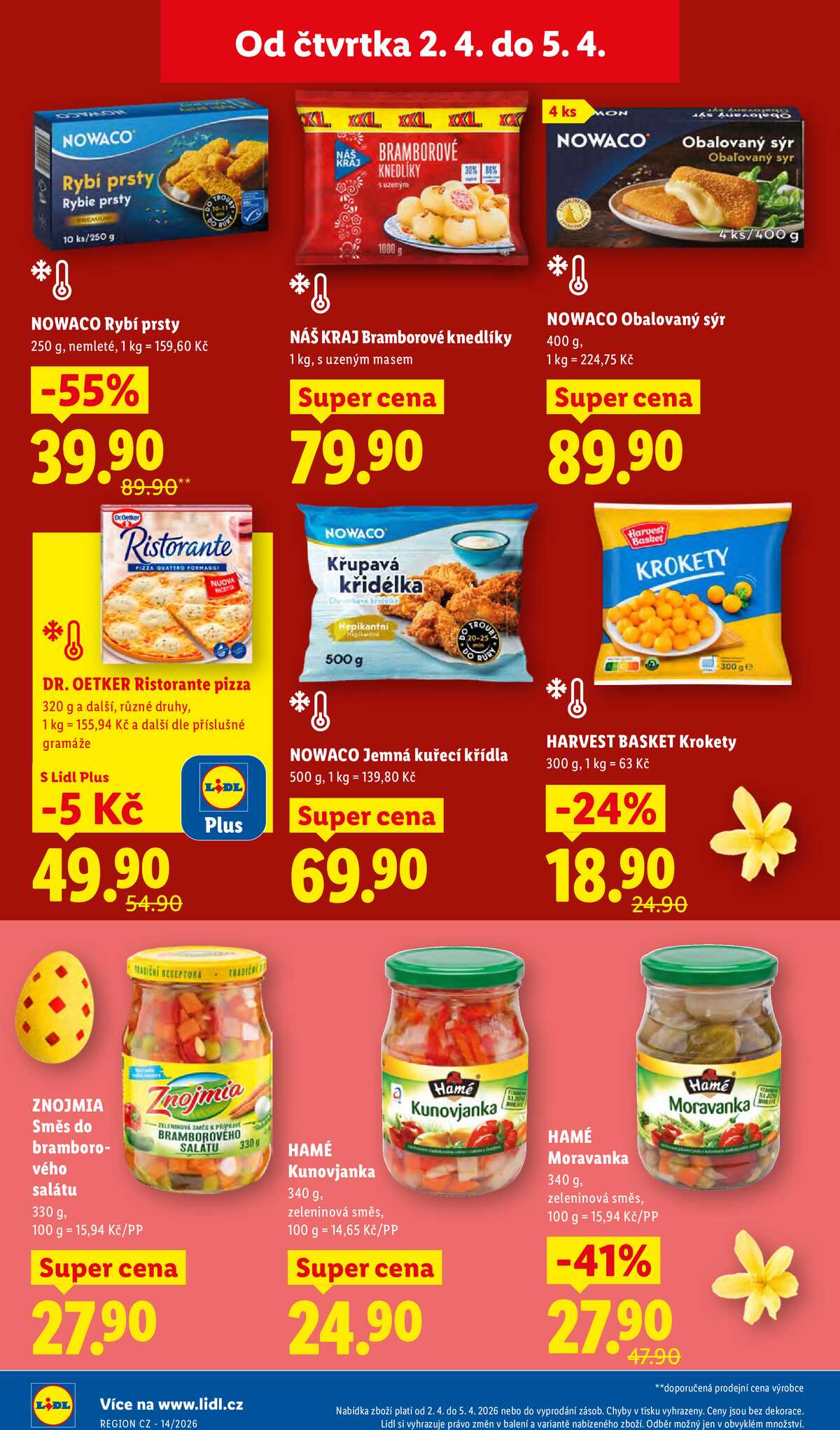 Lidl Čtvrtek od 2.4. do 5.4.2026 strana 20