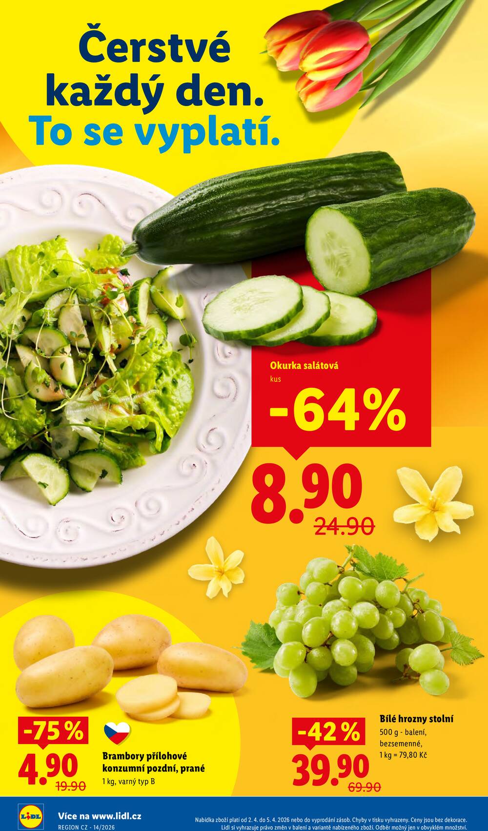 Lidl Čtvrtek od 2.4. do 5.4.2026