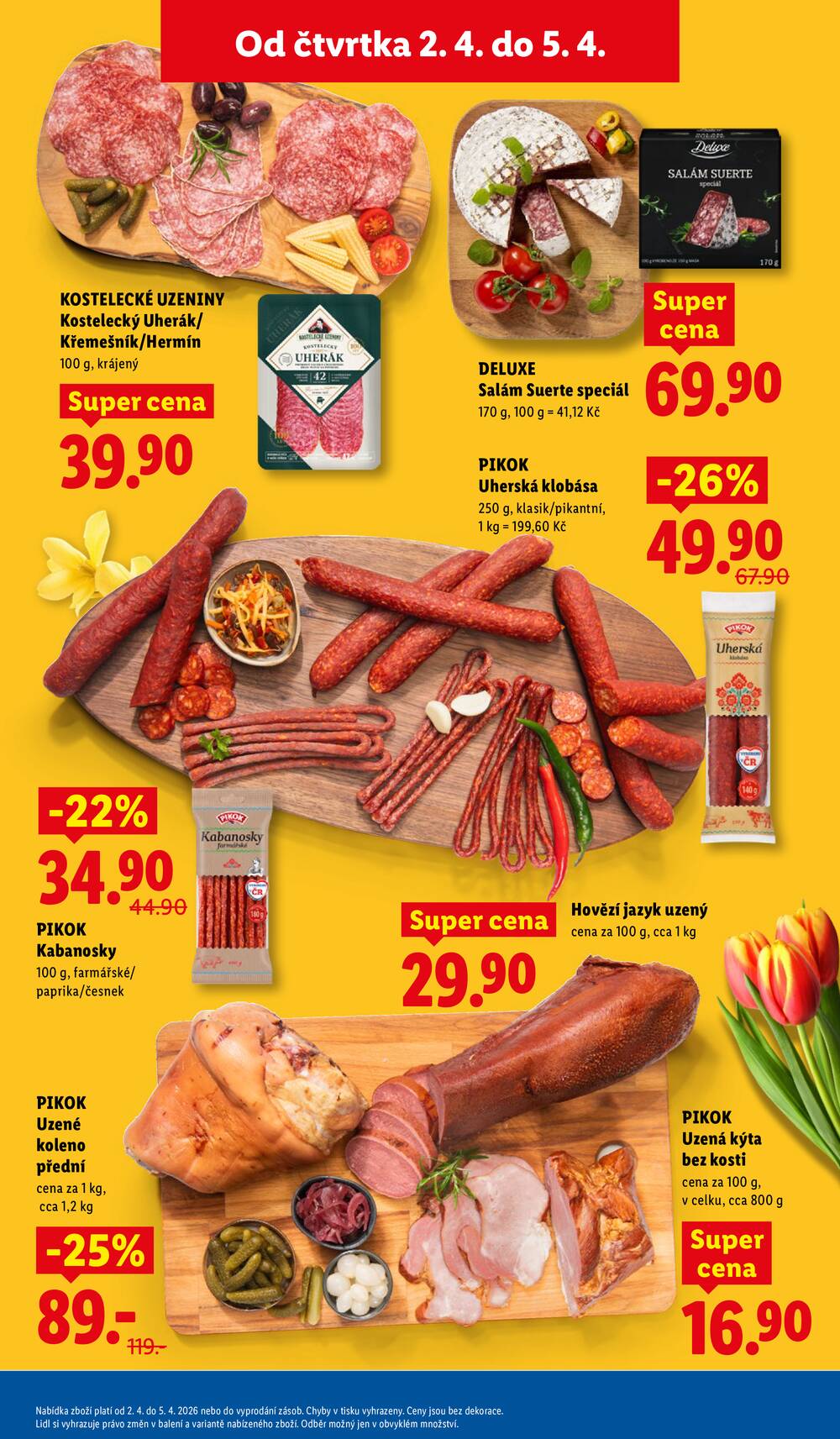 Lidl Čtvrtek od 2.4. do 5.4.2026