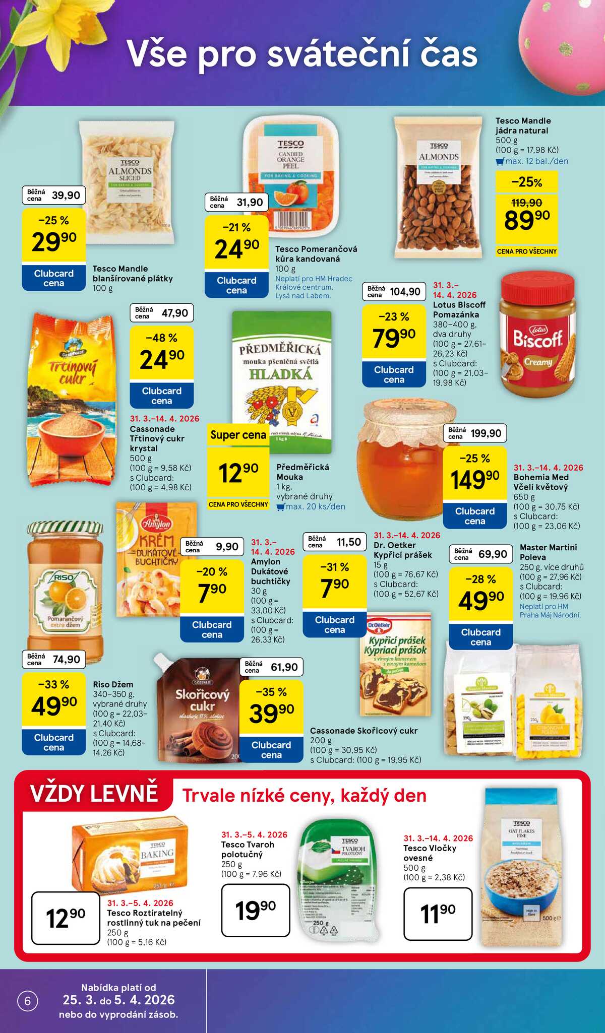 Tesco malé hypermarkety od 31.3. do 5.4.2026 strana 6