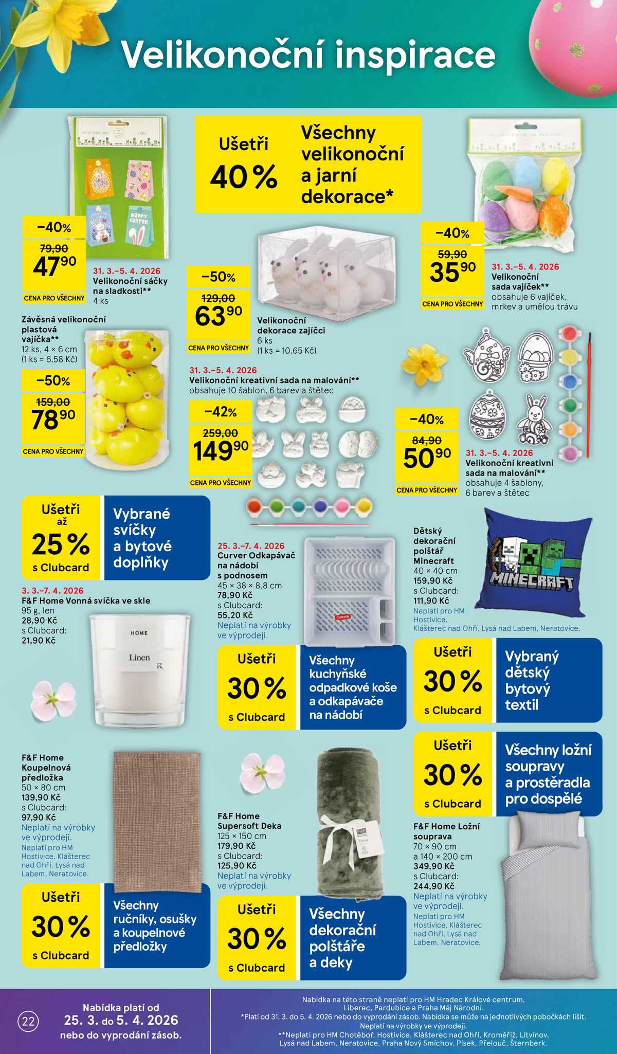 Tesco malé hypermarkety od 31.3. do 5.4.2026 strana 22