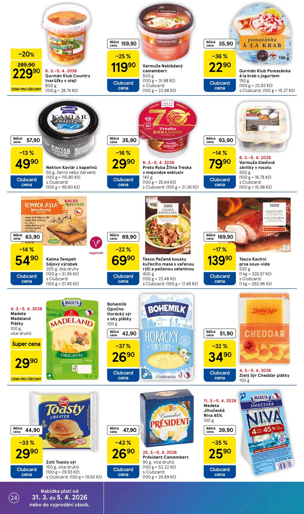 Tesco malé hypermarkety od 31.3. do 5.4.2026 strana 24