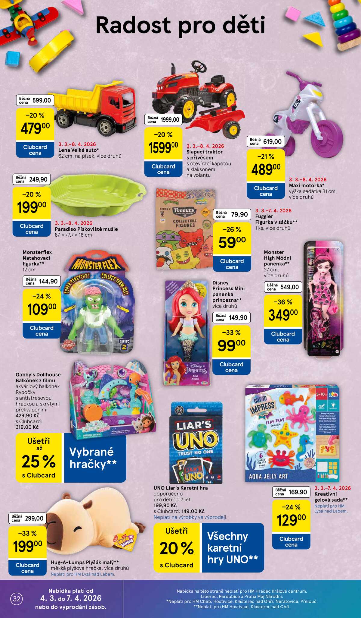 Tesco malé hypermarkety od 31.3. do 5.4.2026 strana 32