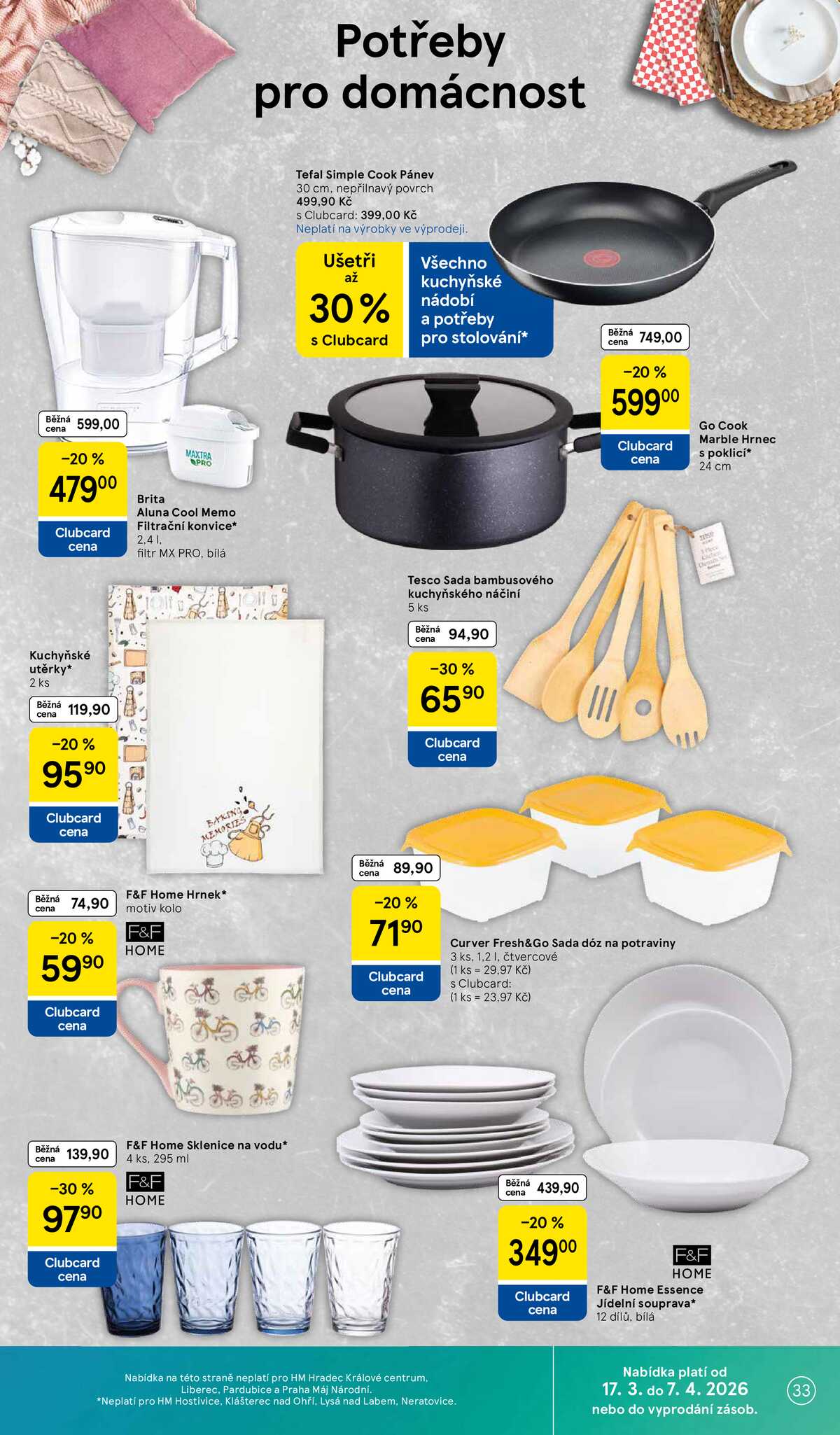 Tesco malé hypermarkety od 31.3. do 5.4.2026 strana 33