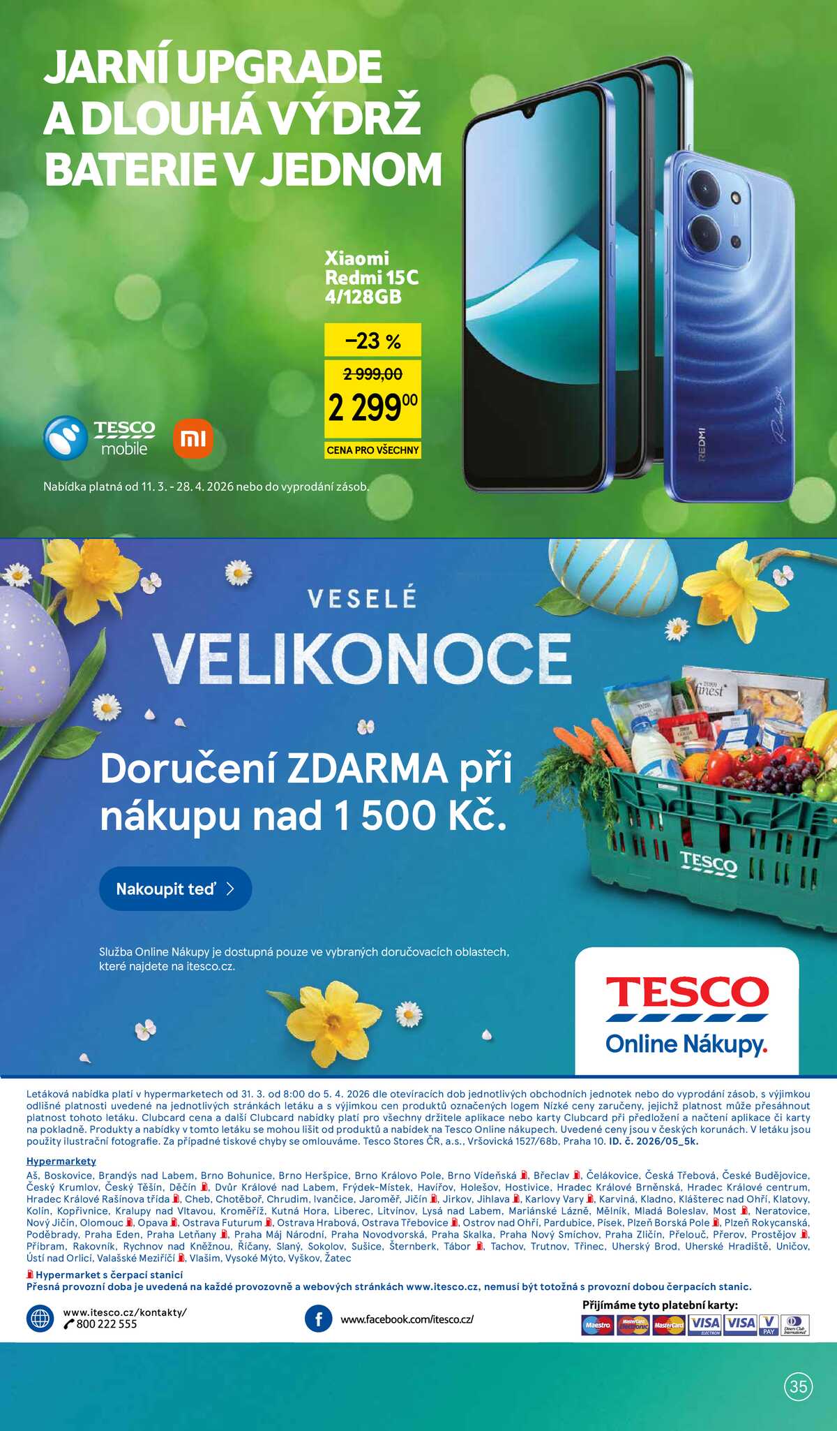 Tesco malé hypermarkety od 31.3. do 5.4.2026 strana 35