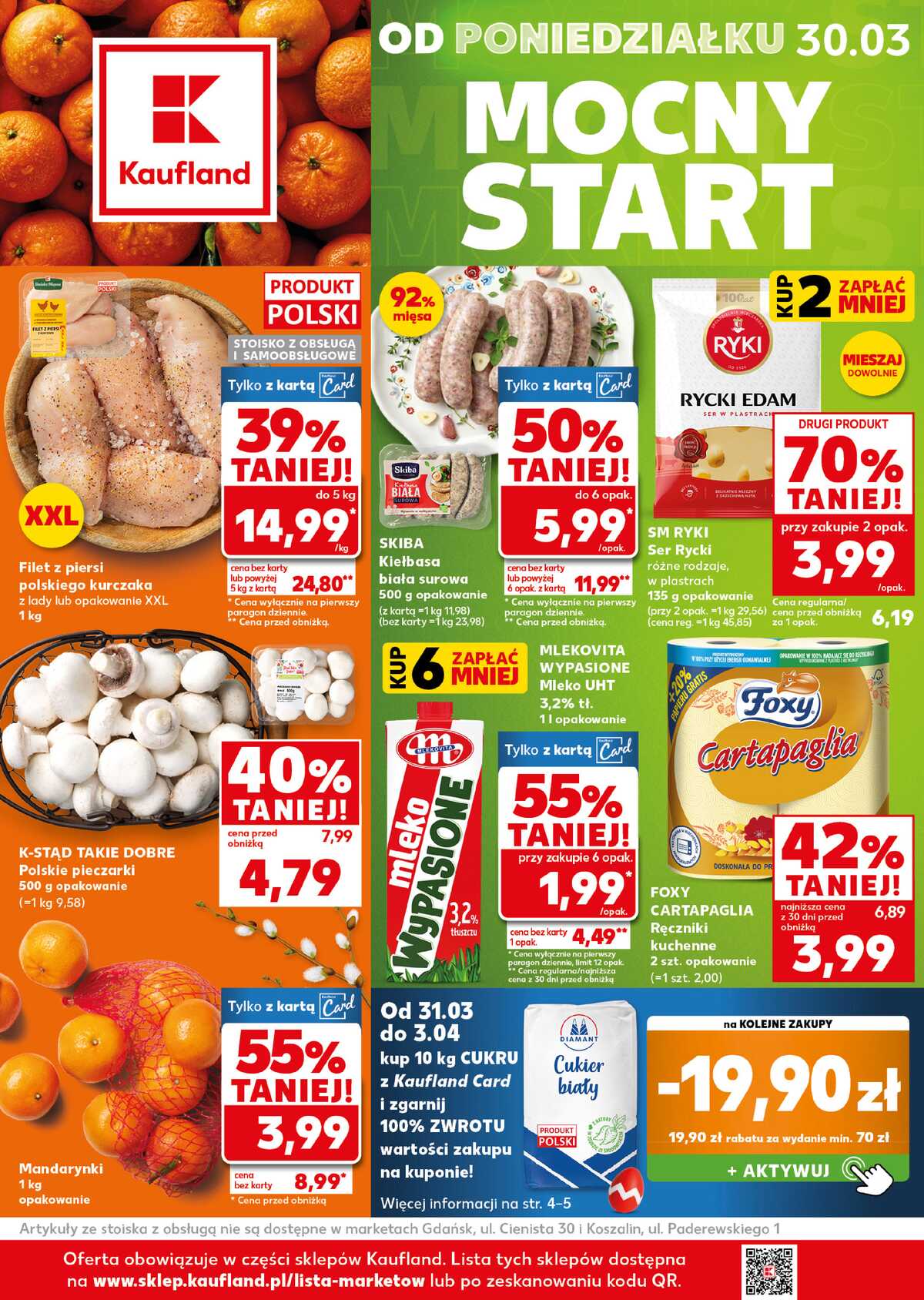 Leták Kaufland Polsko 30.3.-31.3.2026 - Silný start strana 1