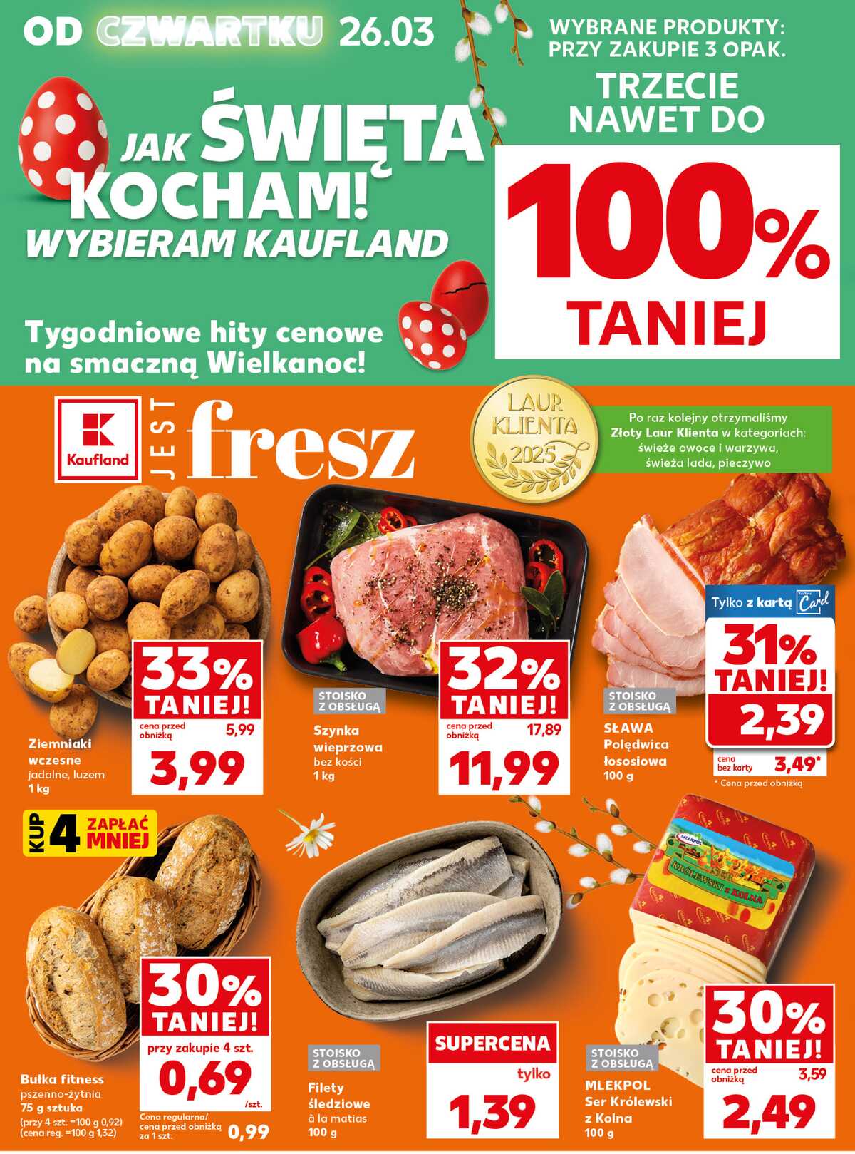 Leták Kaufland Polsko 30.3.-31.3.2026 - Silný start strana 8