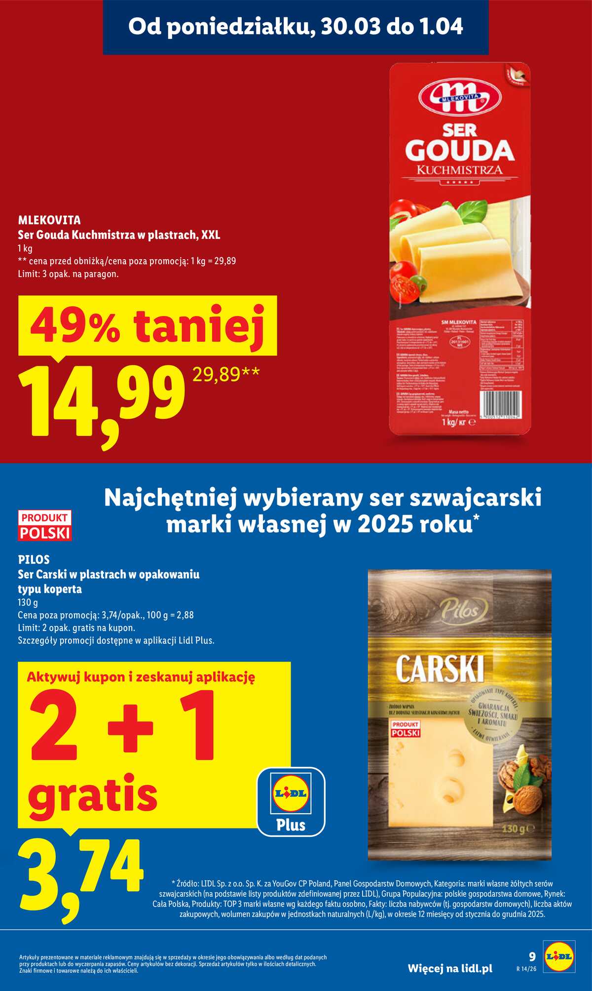 Leták Lidl Polsko 30.3.-1.4.2026 - Zpravodaj platný od 30.03 do 1.04 strana 9