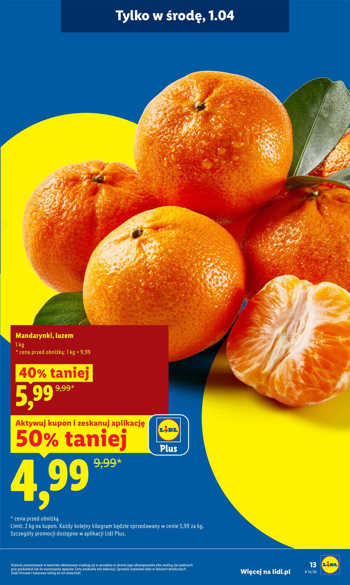 Leták Lidl Polsko 30.3.-1.4.2026 - Zpravodaj platný od 30.03 do 1.04 strana 13