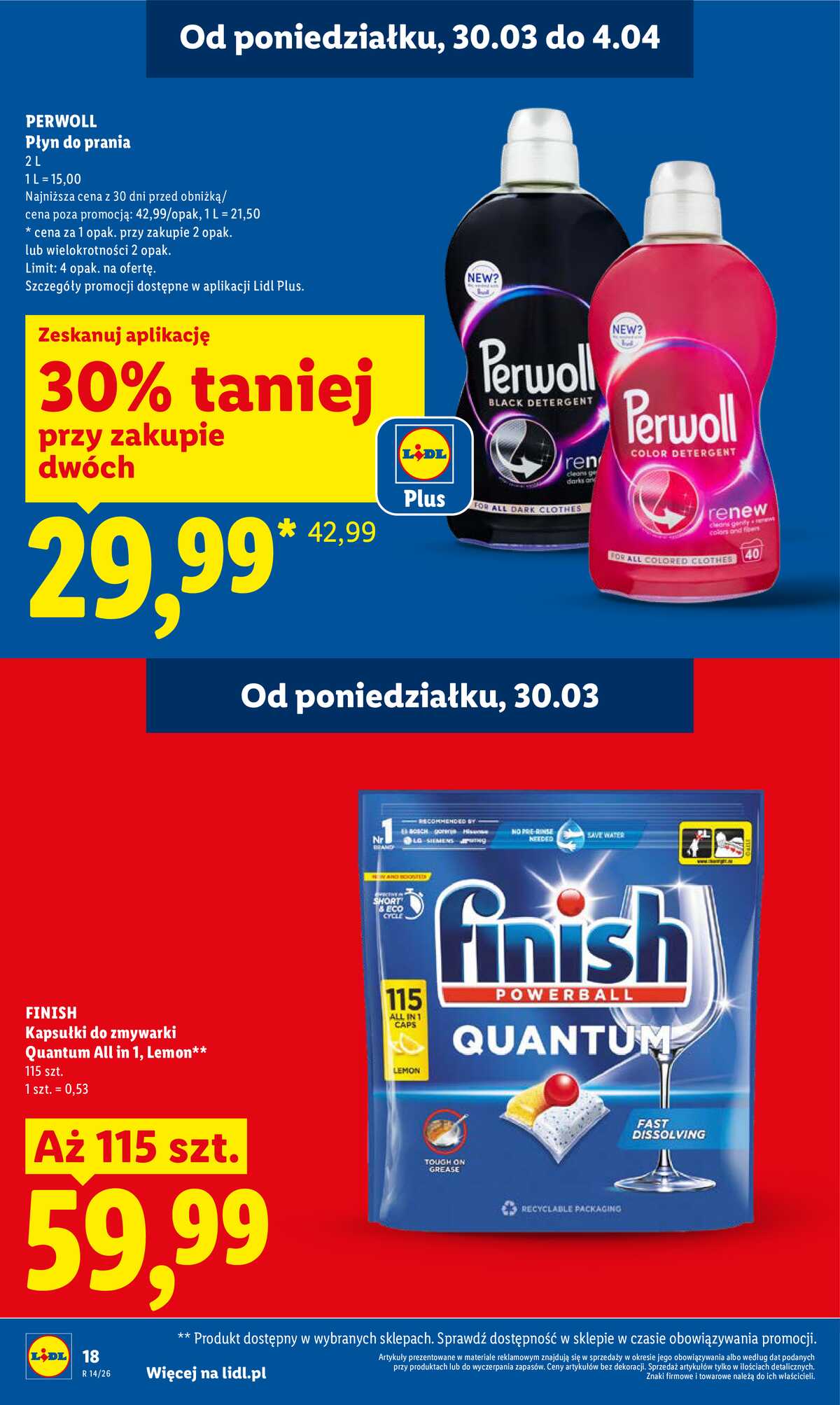 Leták Lidl Polsko 30.3.-1.4.2026 - Zpravodaj platný od 30.03 do 1.04 strana 18