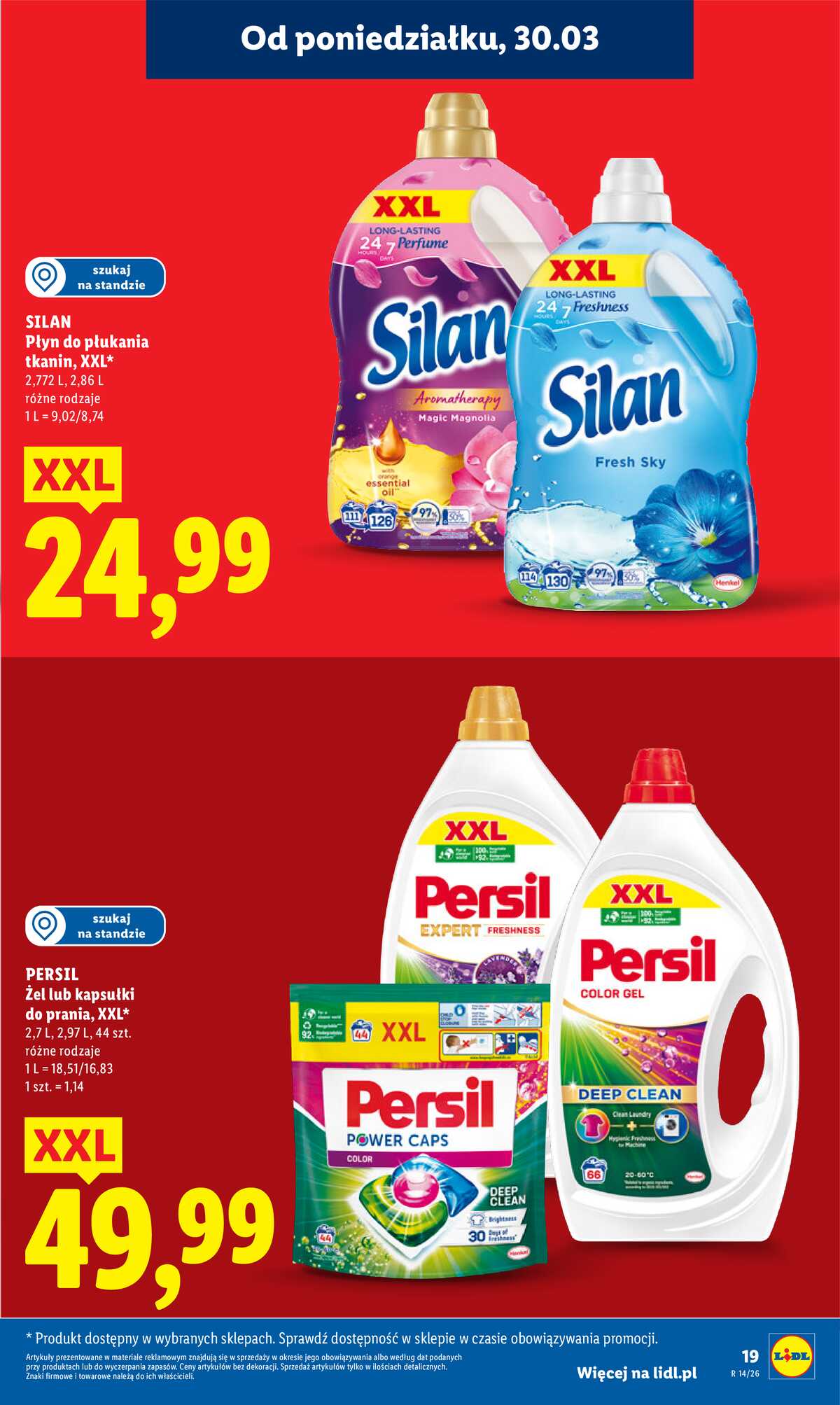 Leták Lidl Polsko 30.3.-1.4.2026 - Zpravodaj platný od 30.03 do 1.04 strana 19