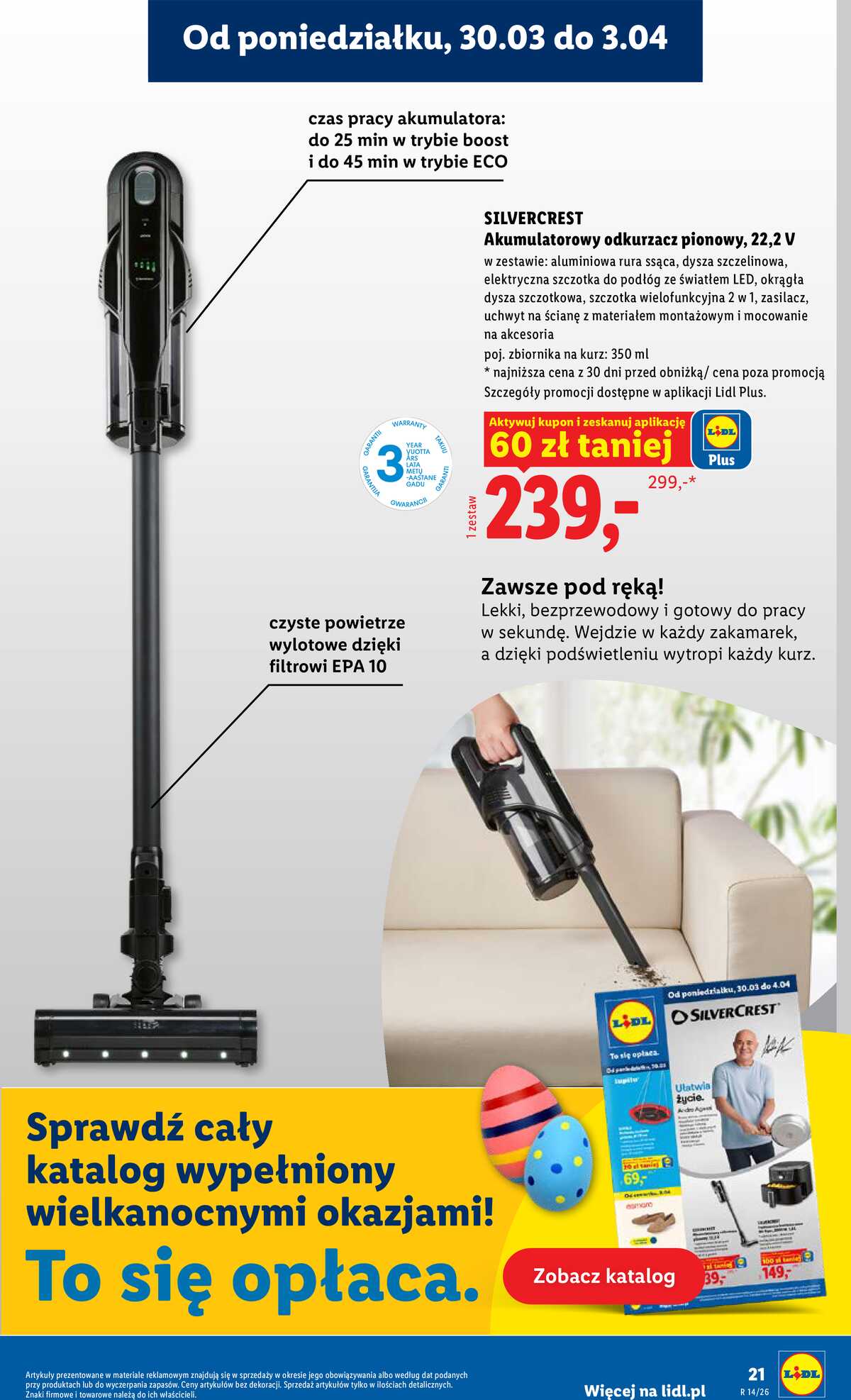 Leták Lidl Polsko 30.3.-1.4.2026 - Zpravodaj platný od 30.03 do 1.04 strana 21