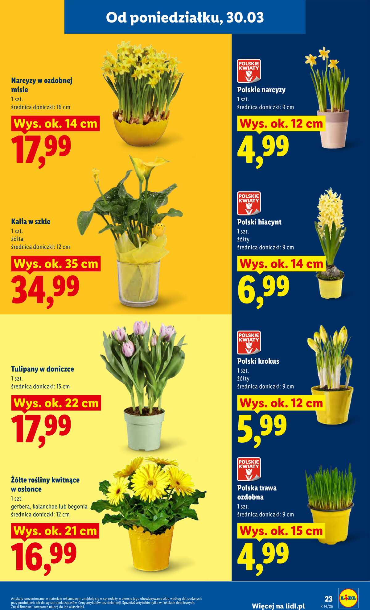 Leták Lidl Polsko 30.3.-1.4.2026 - Zpravodaj platný od 30.03 do 1.04 strana 23
