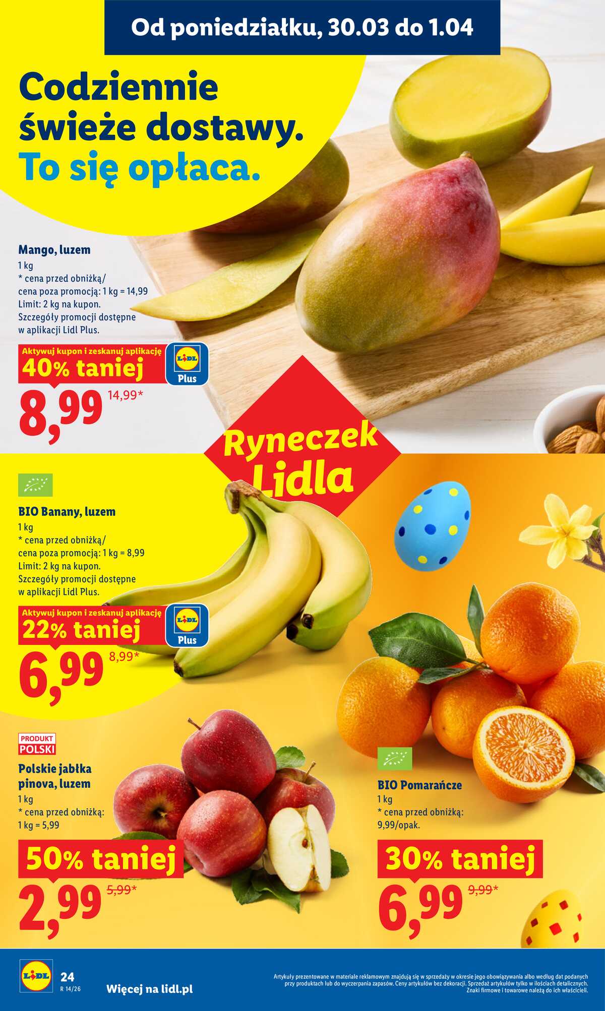 Leták Lidl Polsko 30.3.-1.4.2026 - Zpravodaj platný od 30.03 do 1.04 strana 24