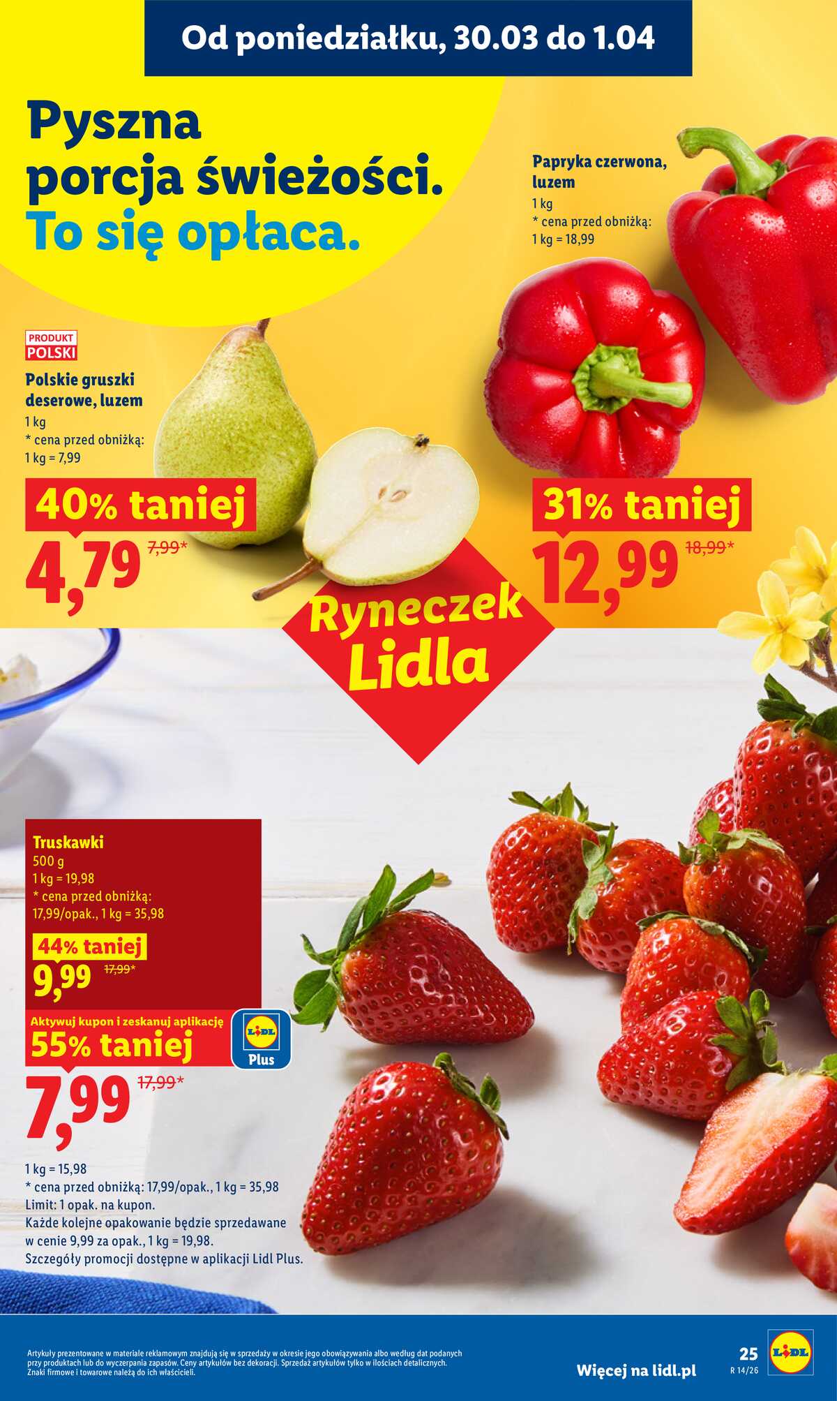Leták Lidl Polsko 30.3.-1.4.2026 - Zpravodaj platný od 30.03 do 1.04 strana 25