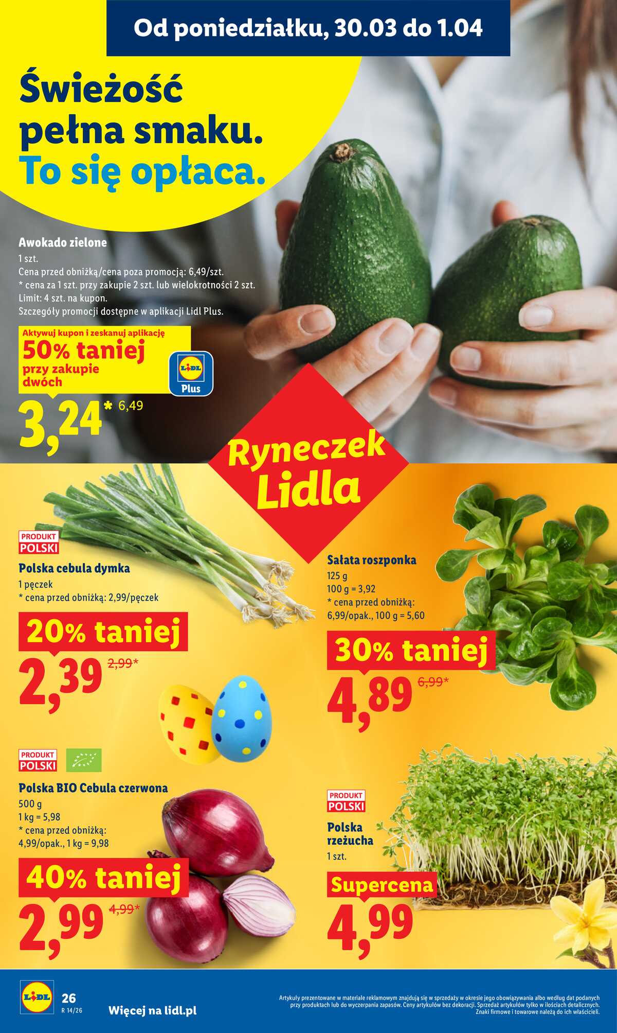 Leták Lidl Polsko 30.3.-1.4.2026 - Zpravodaj platný od 30.03 do 1.04 strana 26