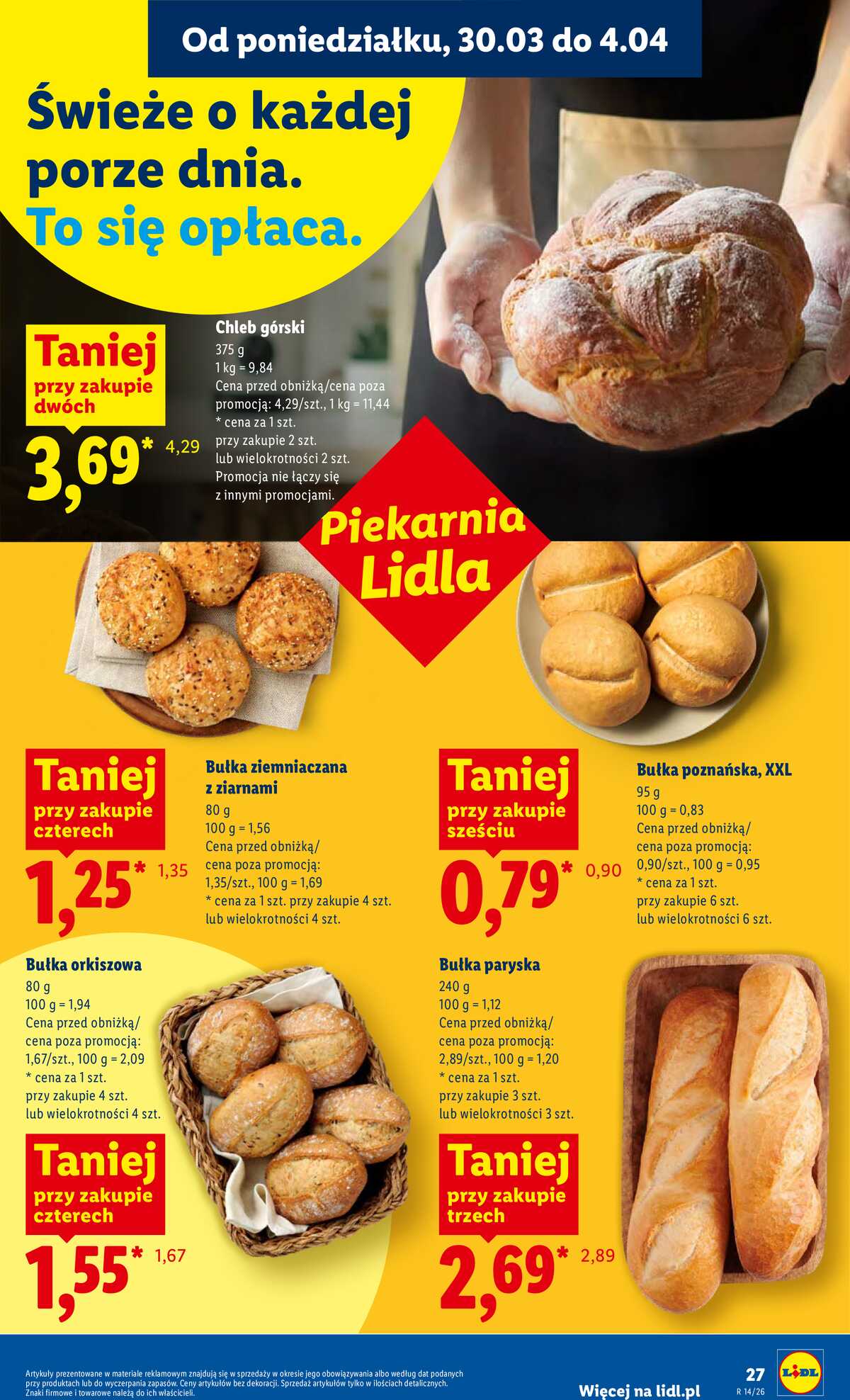 Leták Lidl Polsko 30.3.-1.4.2026 - Zpravodaj platný od 30.03 do 1.04 strana 27