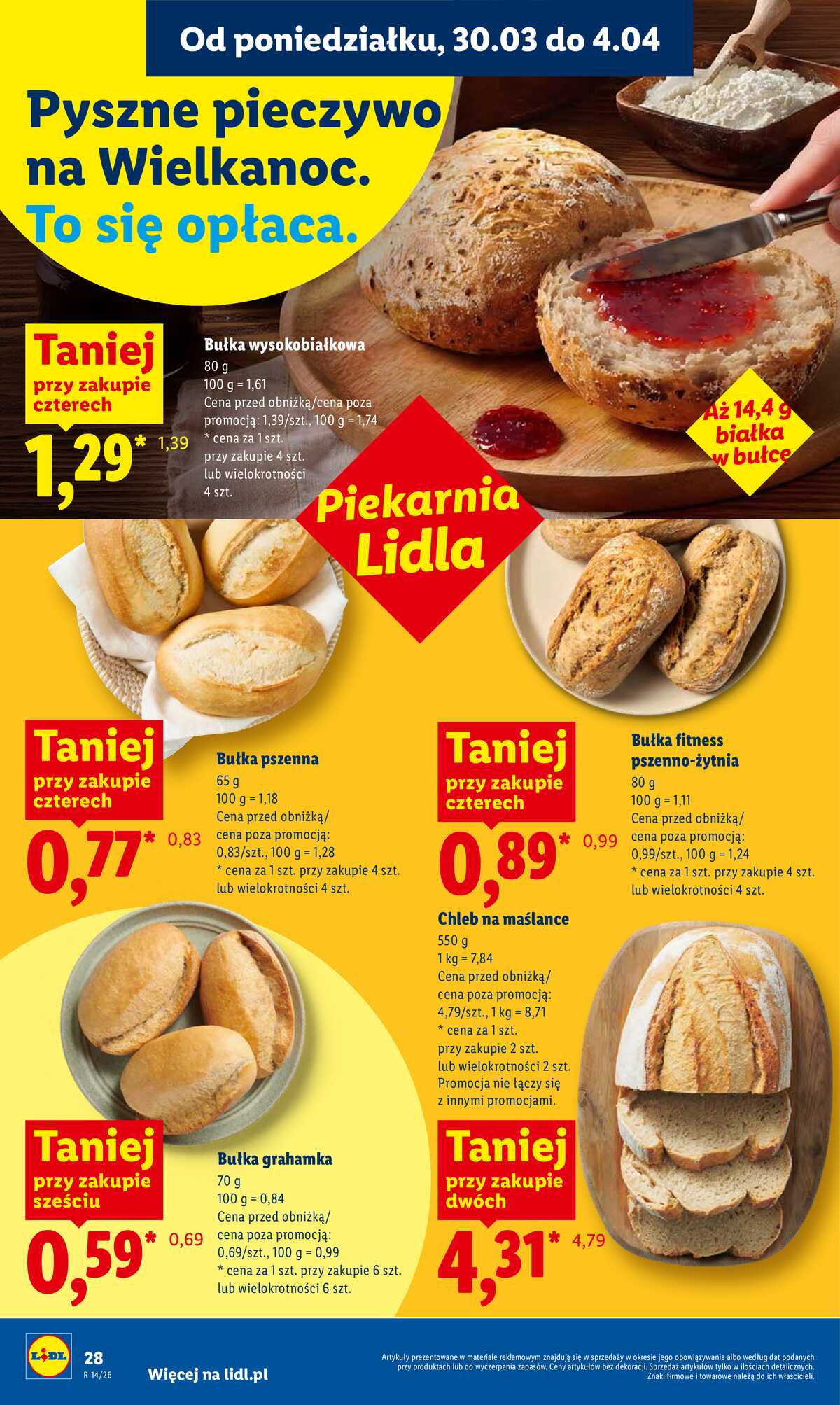 Leták Lidl Polsko 30.3.-1.4.2026 - Zpravodaj platný od 30.03 do 1.04 strana 28